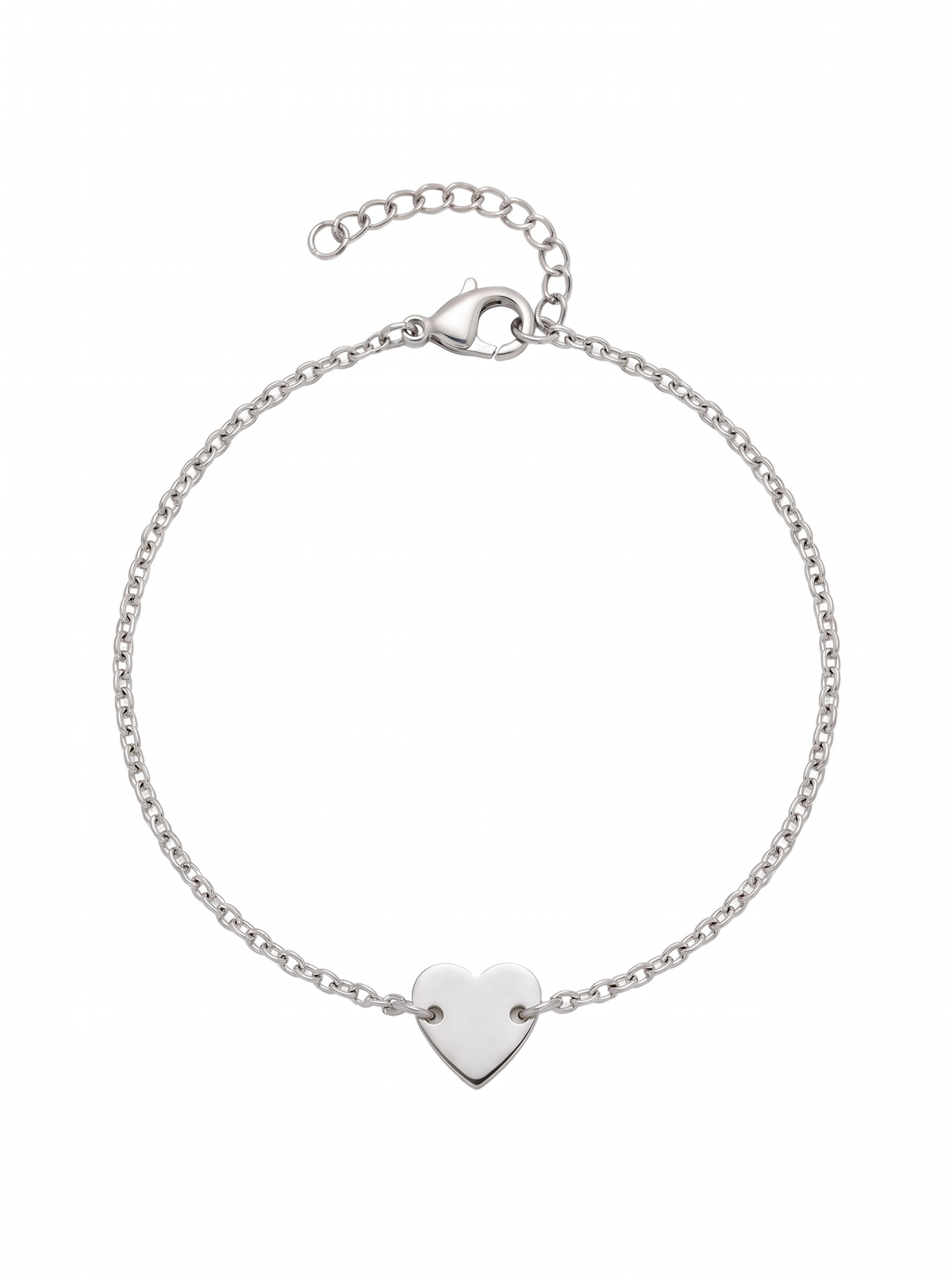 Adèle Women's Heart Bracelet, Gold Chain Bracelet