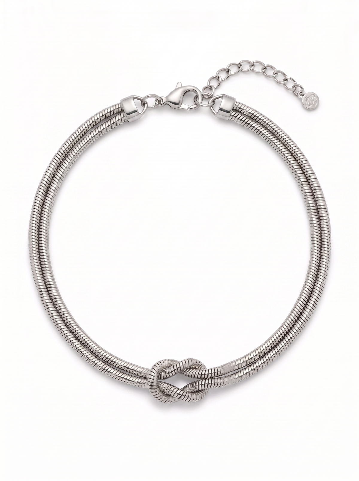 Ninon Women's Knot Bracelet, Snake Chain Bracelet