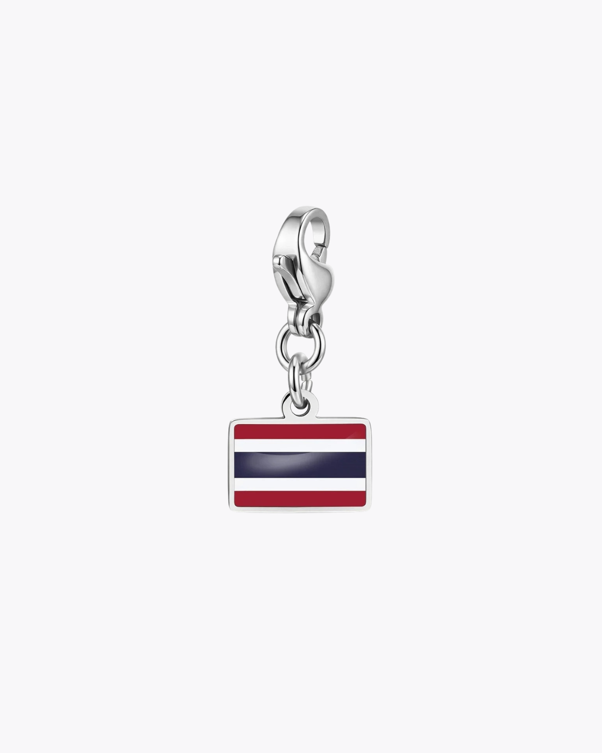 Elodie Women's Custom Charm Bracelet, Flag Travel Bracelet