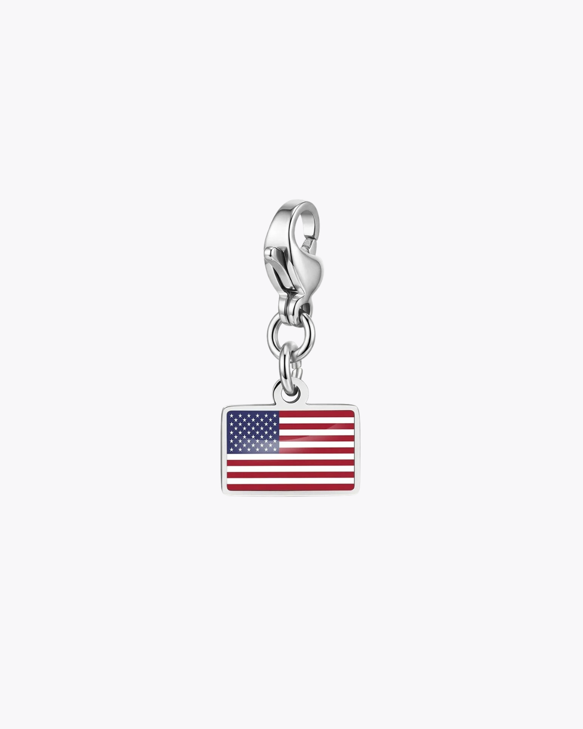 Elodie Women's Custom Charm Bracelet, Flag Travel Bracelet