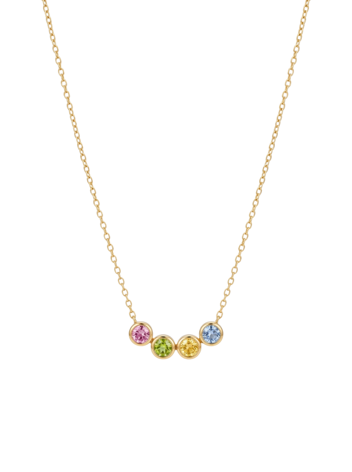Brielle Custom Birthstone Necklace