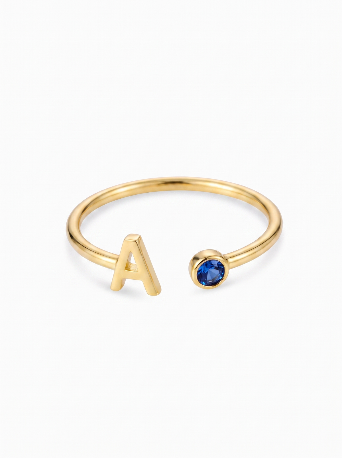Marielle Women's Custom Initial Ring