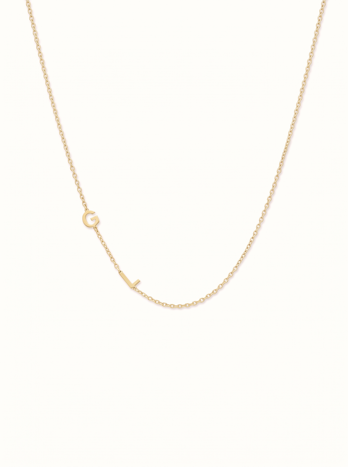 Solange Women's Custom Double Initial Necklace