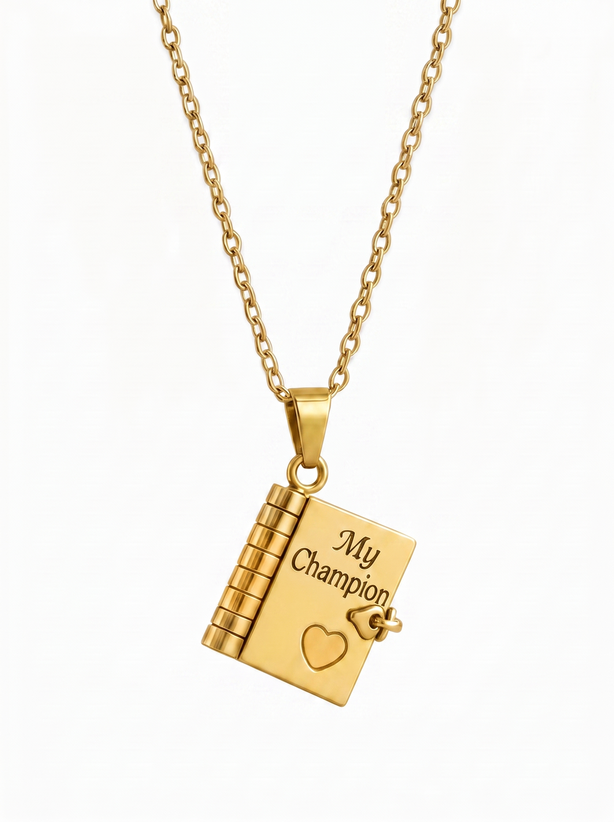Gabriel My Champion Boys' Engraved Locket Necklace