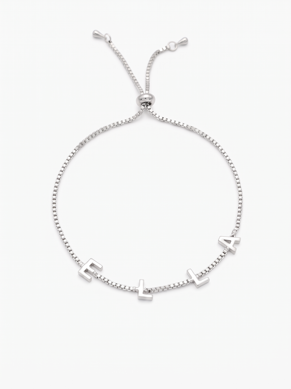 Ophélie Women's Custom Name Bracelet, Gold Bolo Bracelet