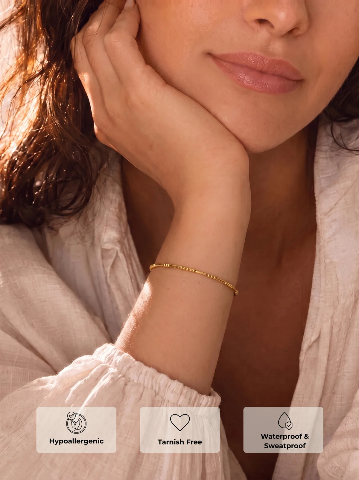 Lucille Custom Morse Code Bracelet