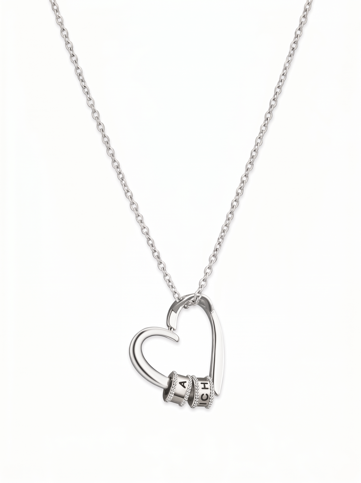 Anouk Women's Heart Necklace, Personalized Family Necklace