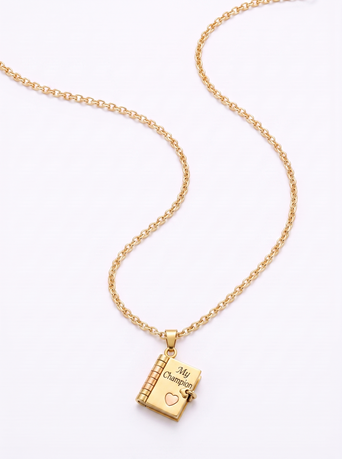 Gabriel My Champion Boys' Engraved Locket Necklace