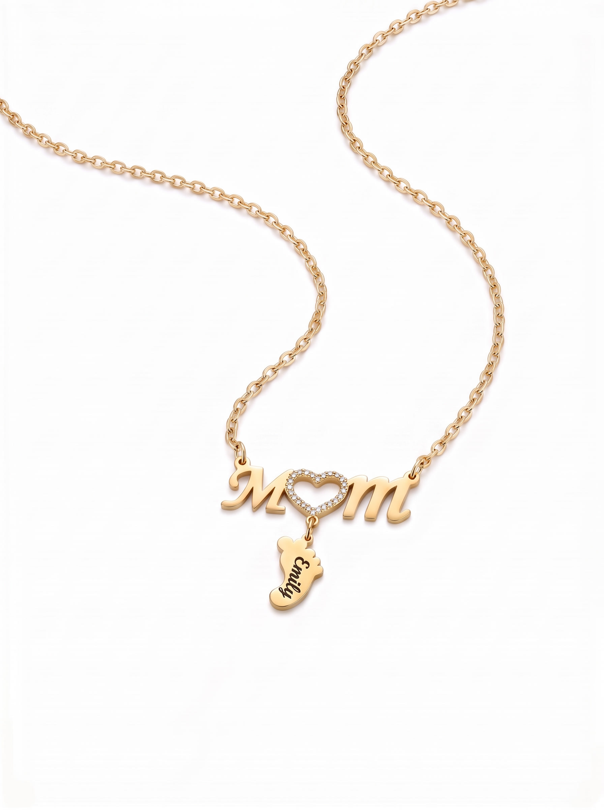 Eliana Personalized Kids Name Necklace, Gift for Mom