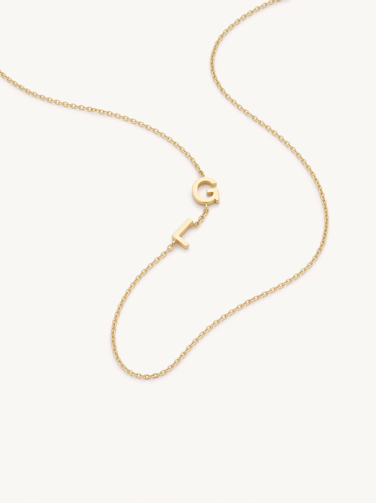 Solange Women's Custom Double Initial Necklace