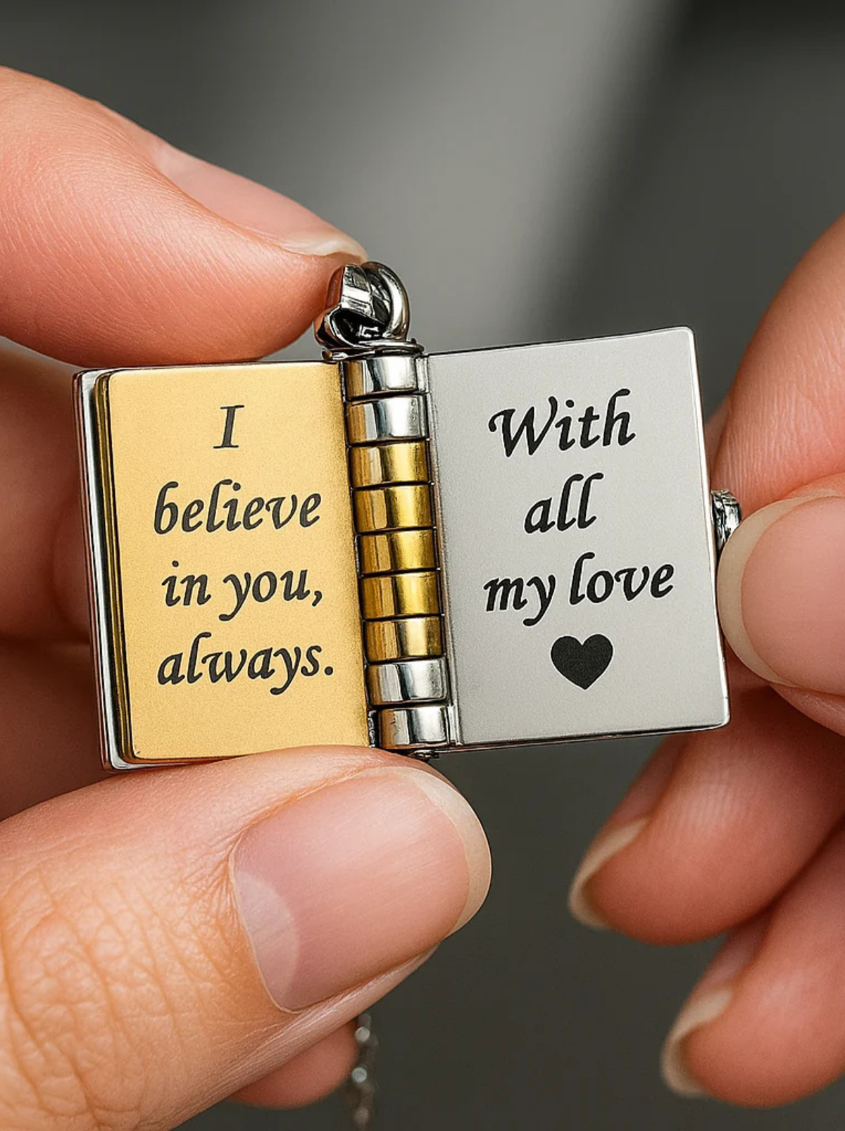 Gabriel My Champion Boys' Engraved Locket Necklace