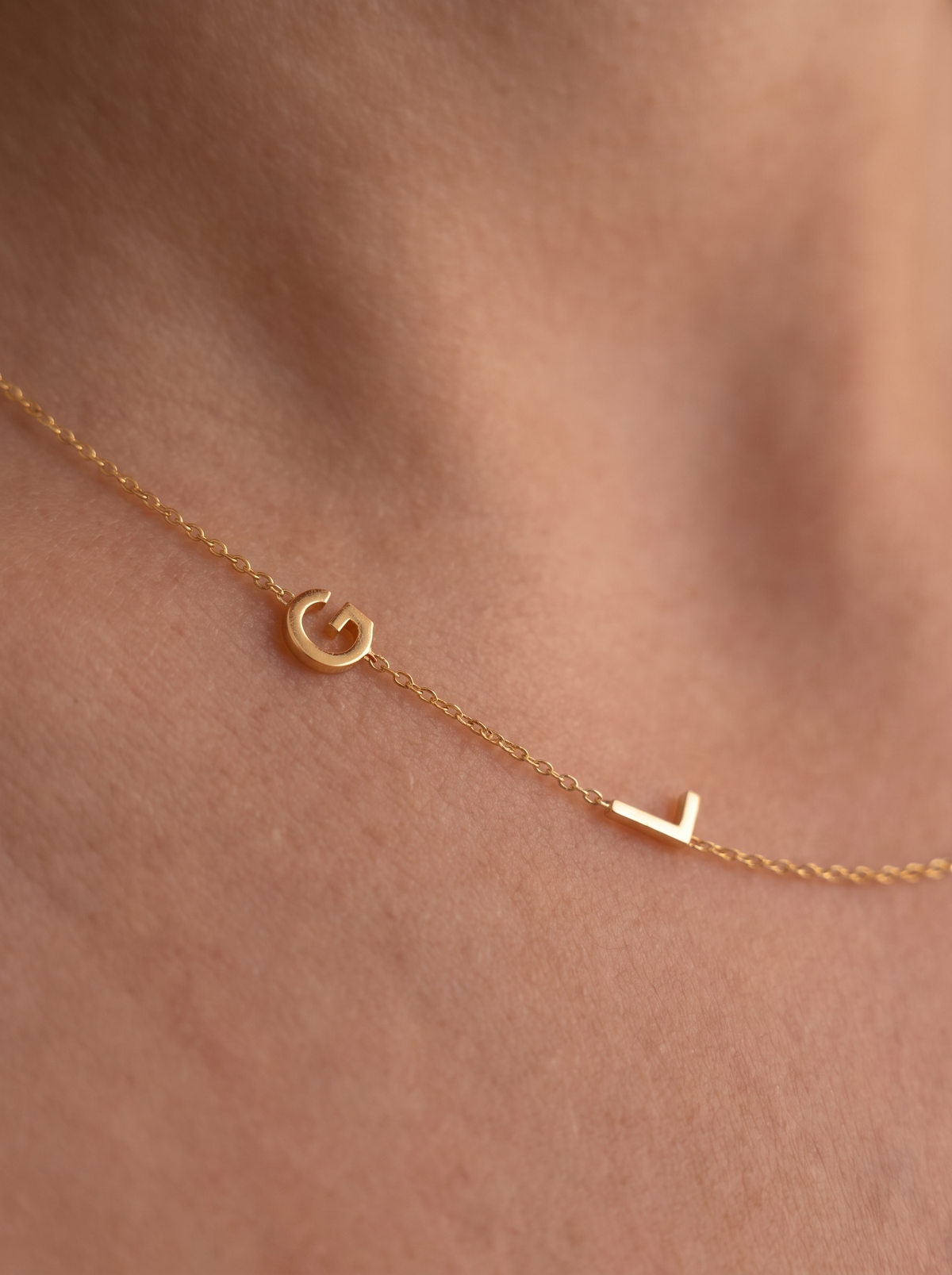 Solange Women's Custom Double Initial Necklace