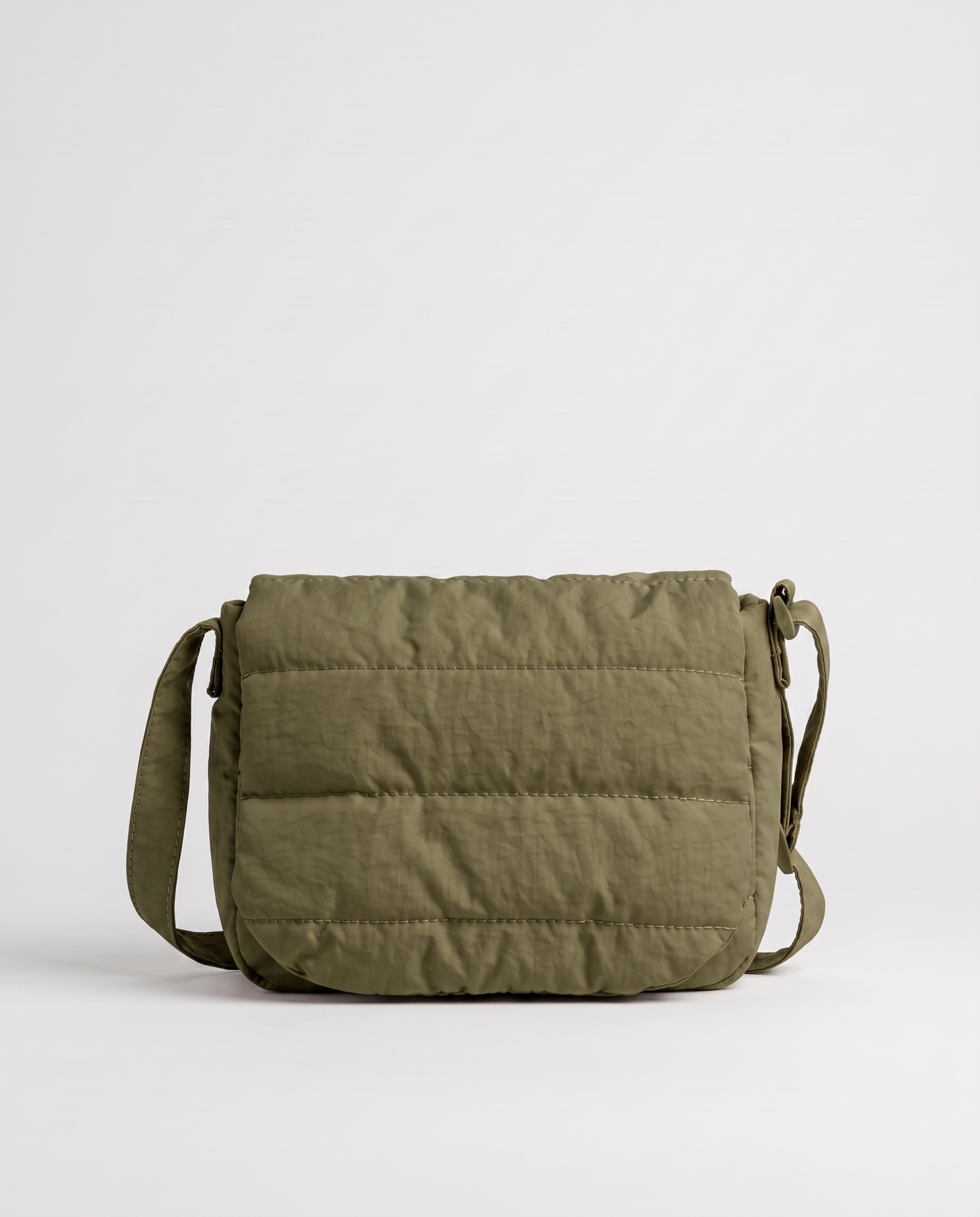 Primella Quilted Crossbody Shoulder Bag - Green