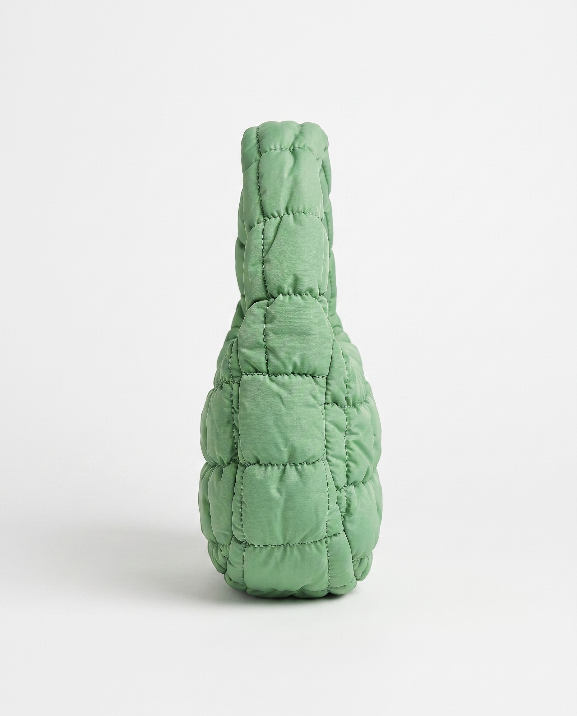 Augusta Quilted Shoulder Bag - Dark Green