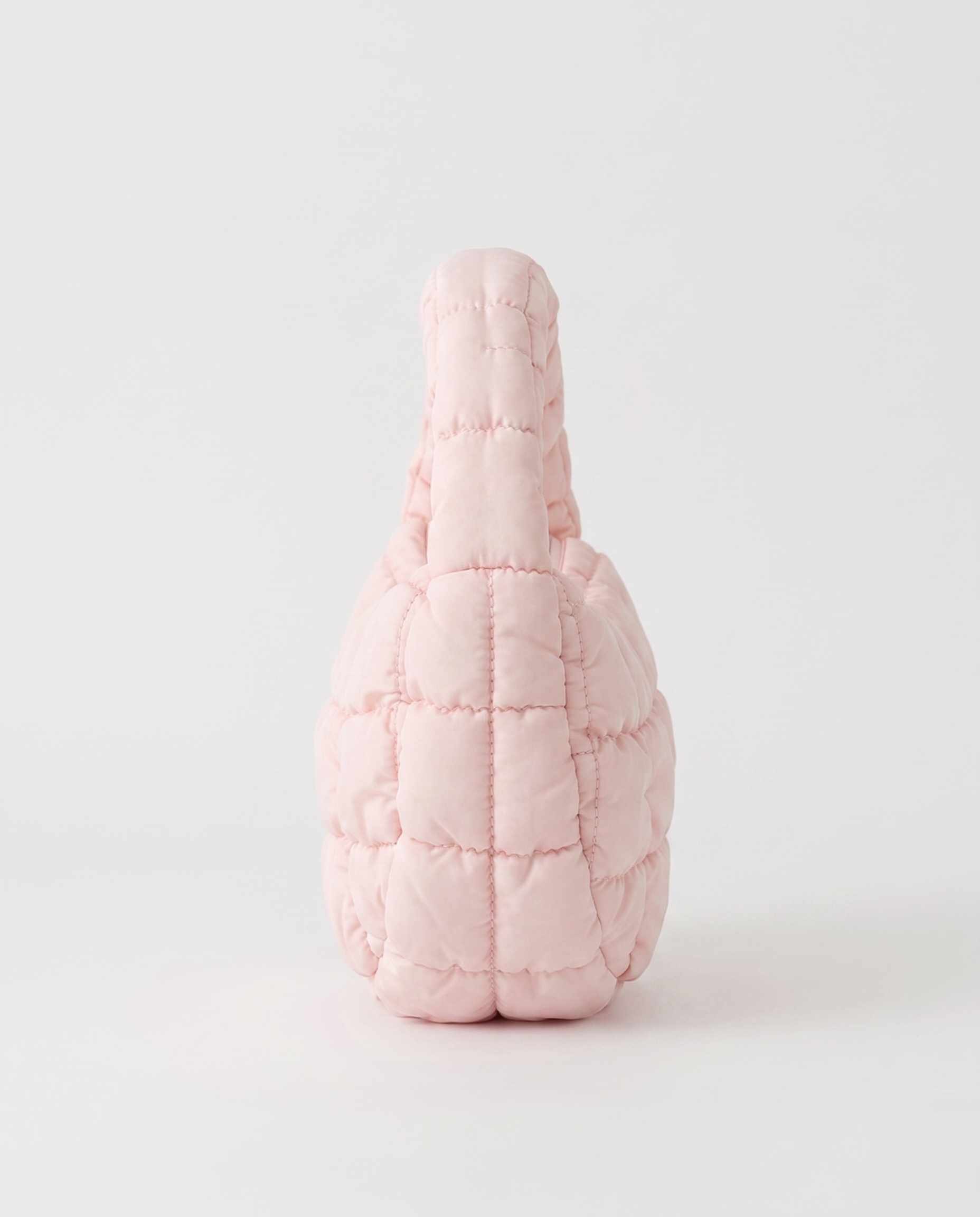 Augusta Quilted Shoulder Bag - Light Pink