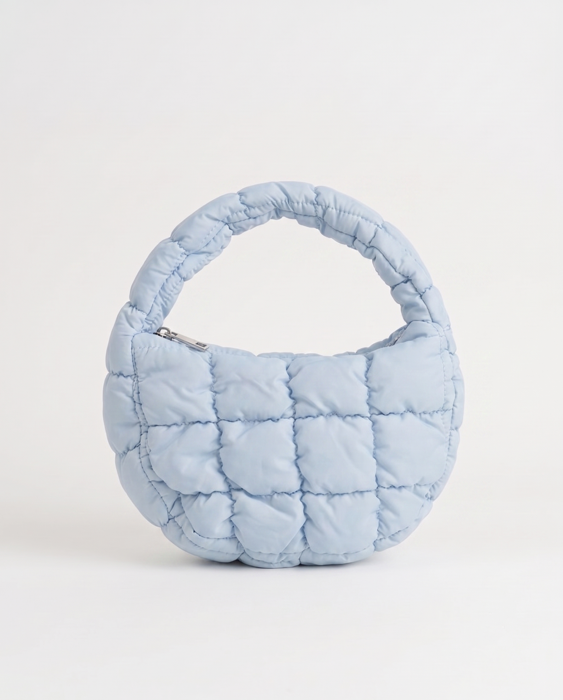 Augusta Quilted Shoulder Bag - Blue