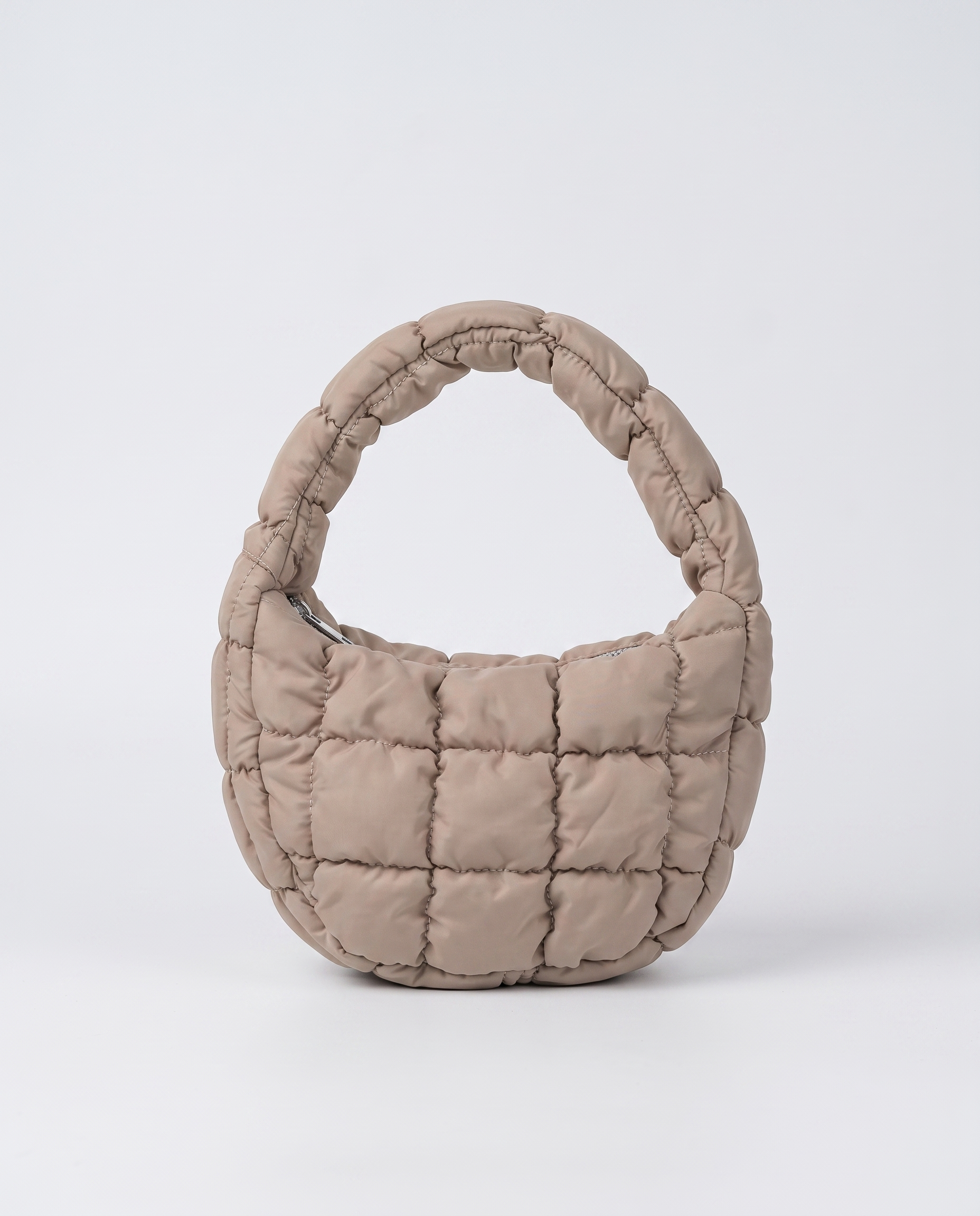 Augusta Quilted Shoulder Bag - Khaki