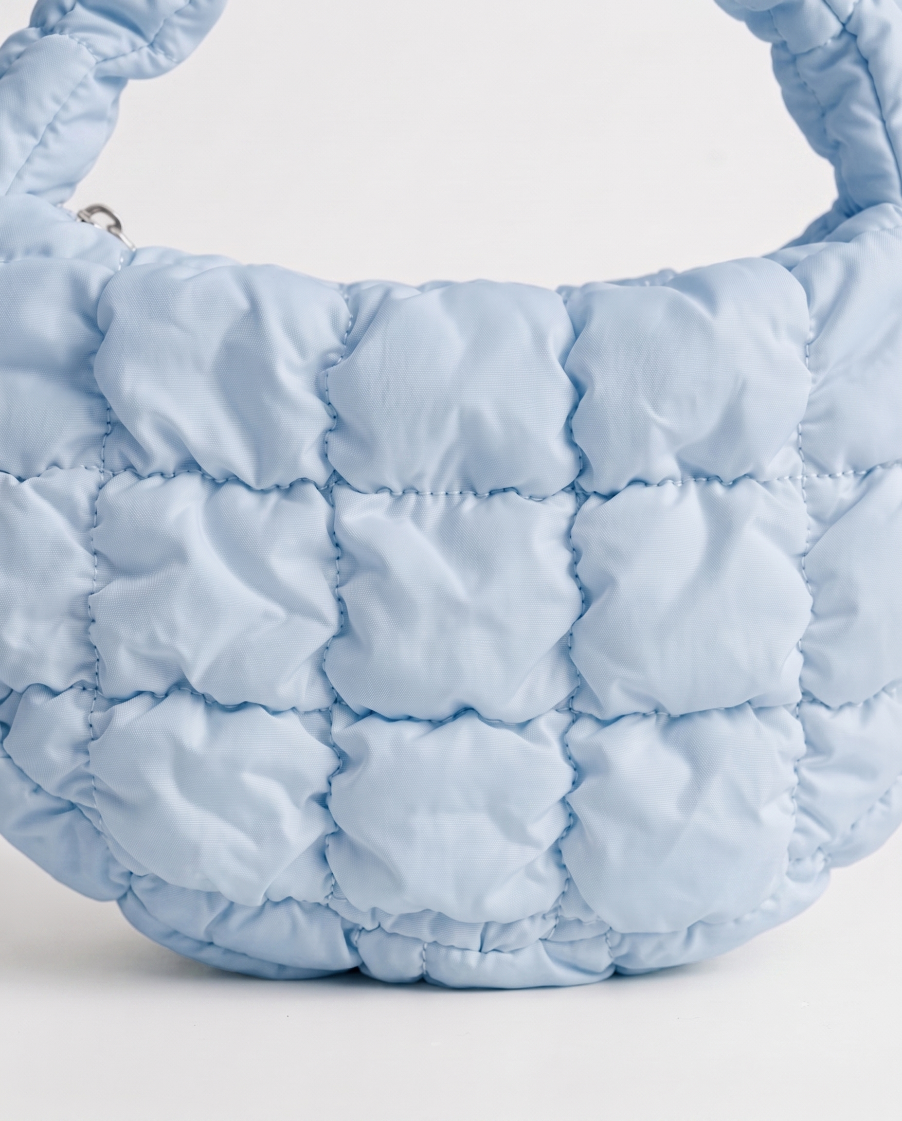 Augusta Quilted Shoulder Bag - Blue