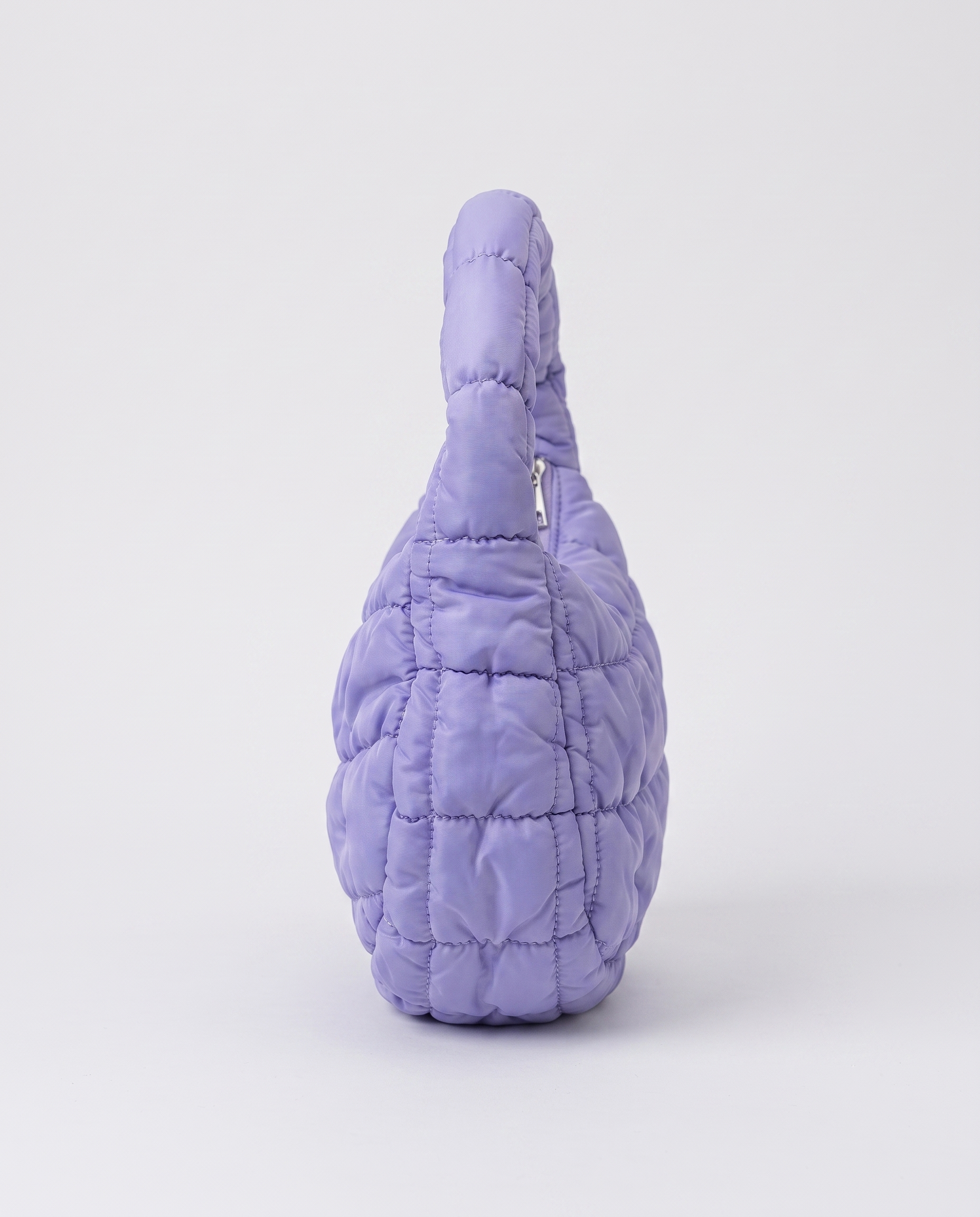 Augusta Quilted Shoulder Bag - Purple