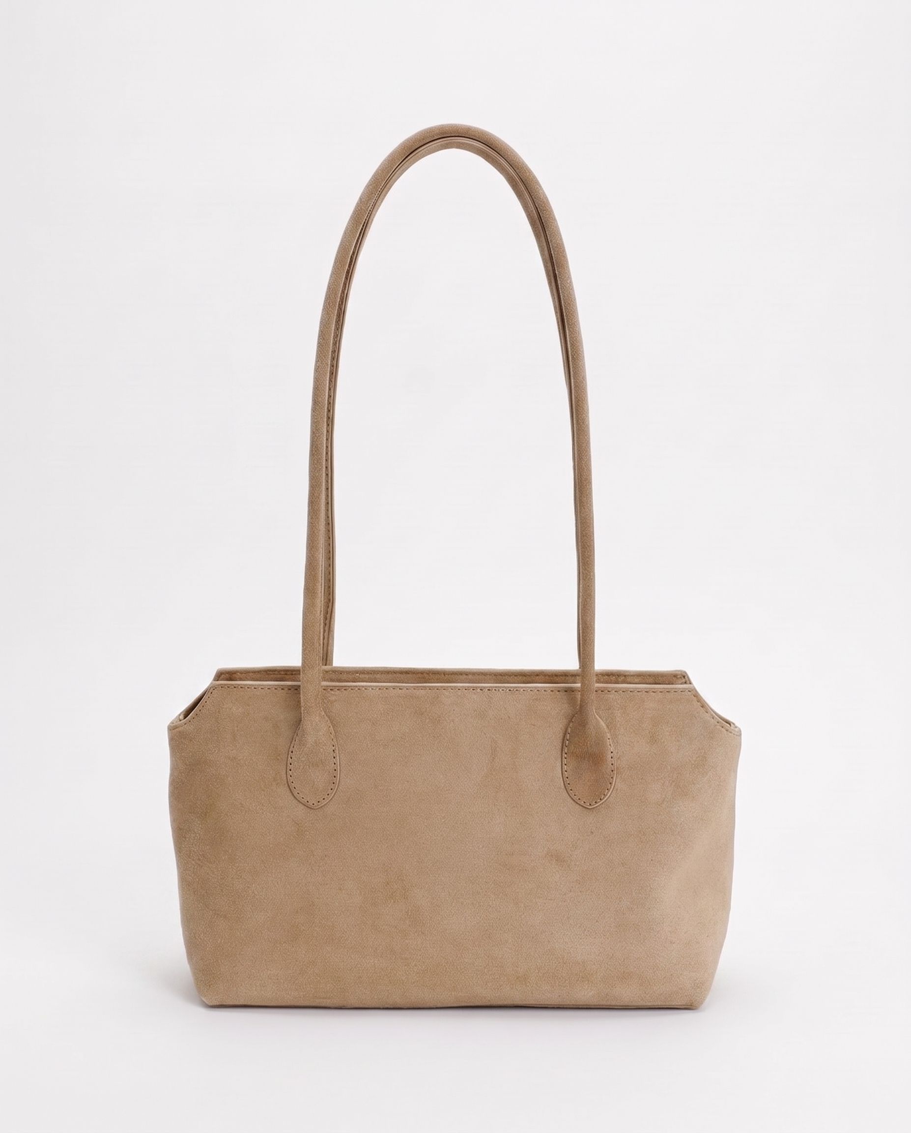 Jemima Suede Tote Bag - Khaki