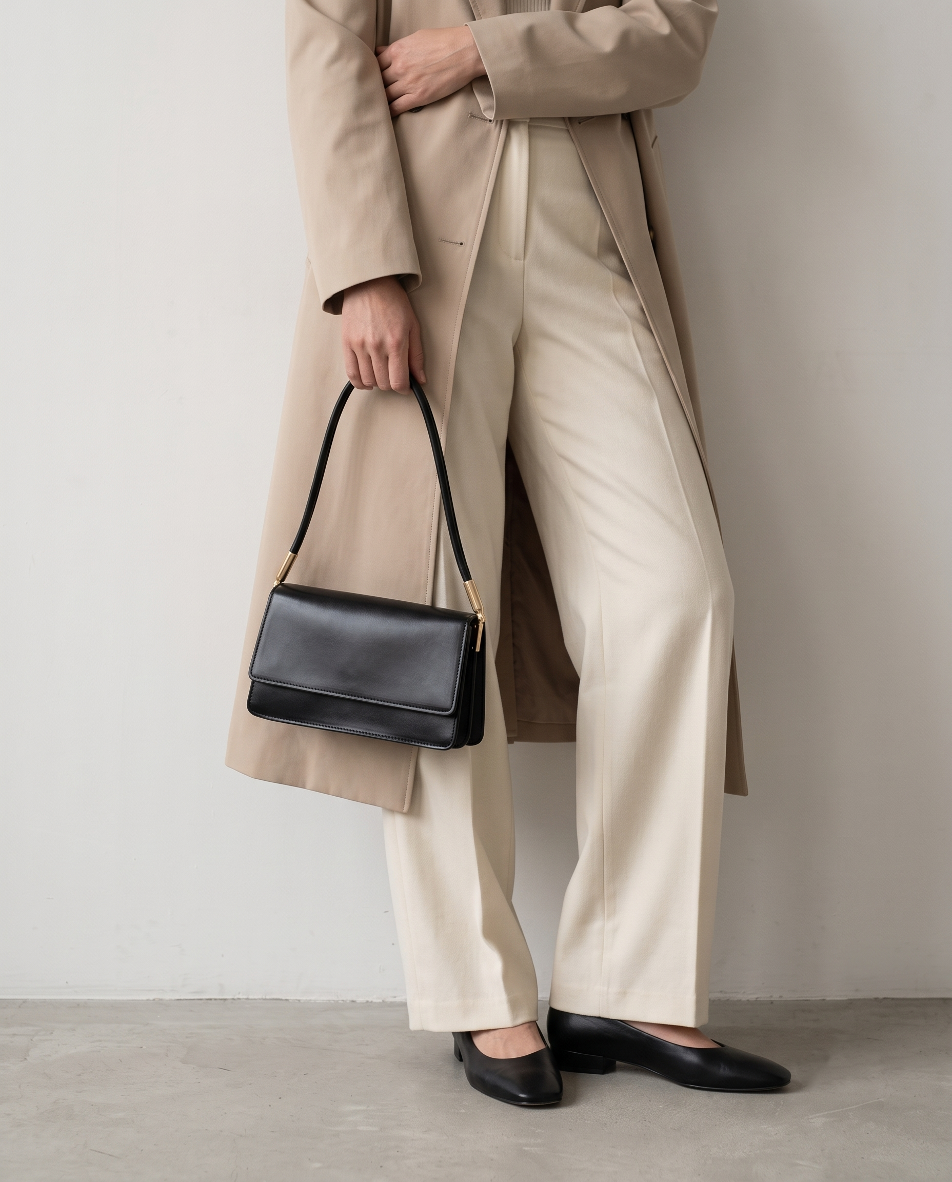 Imogen Minimalist Women's Shoulder Bag, Vegan Leather Everyday Bag