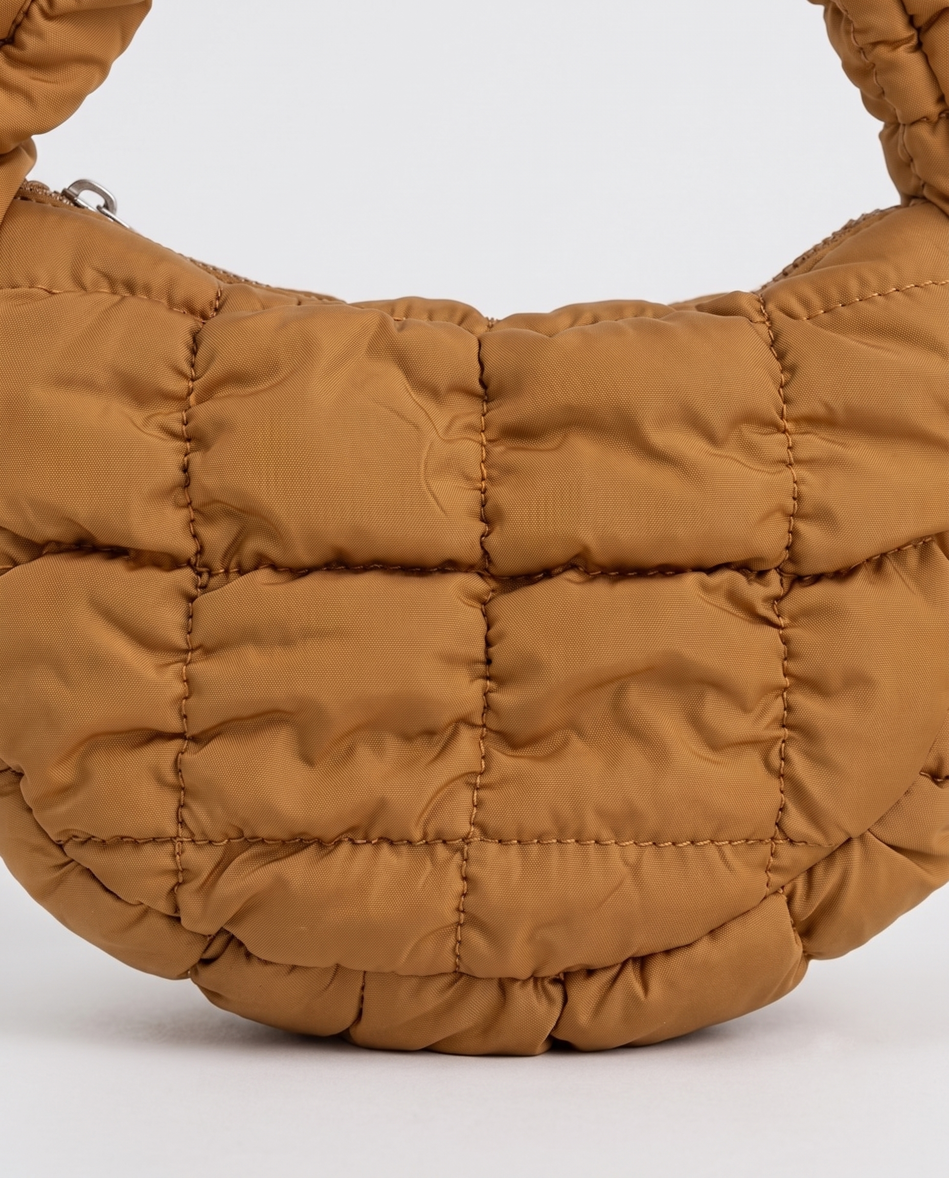 Augusta Quilted Shoulder Bag - Brown