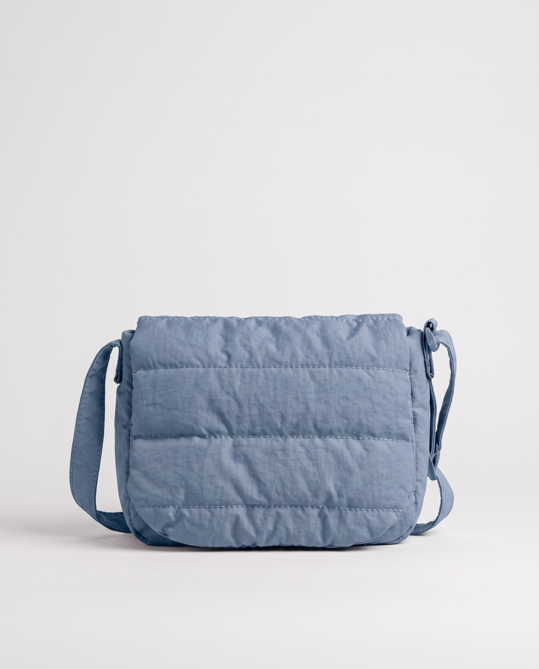 Primella Quilted Crossbody Shoulder Bag - Blue