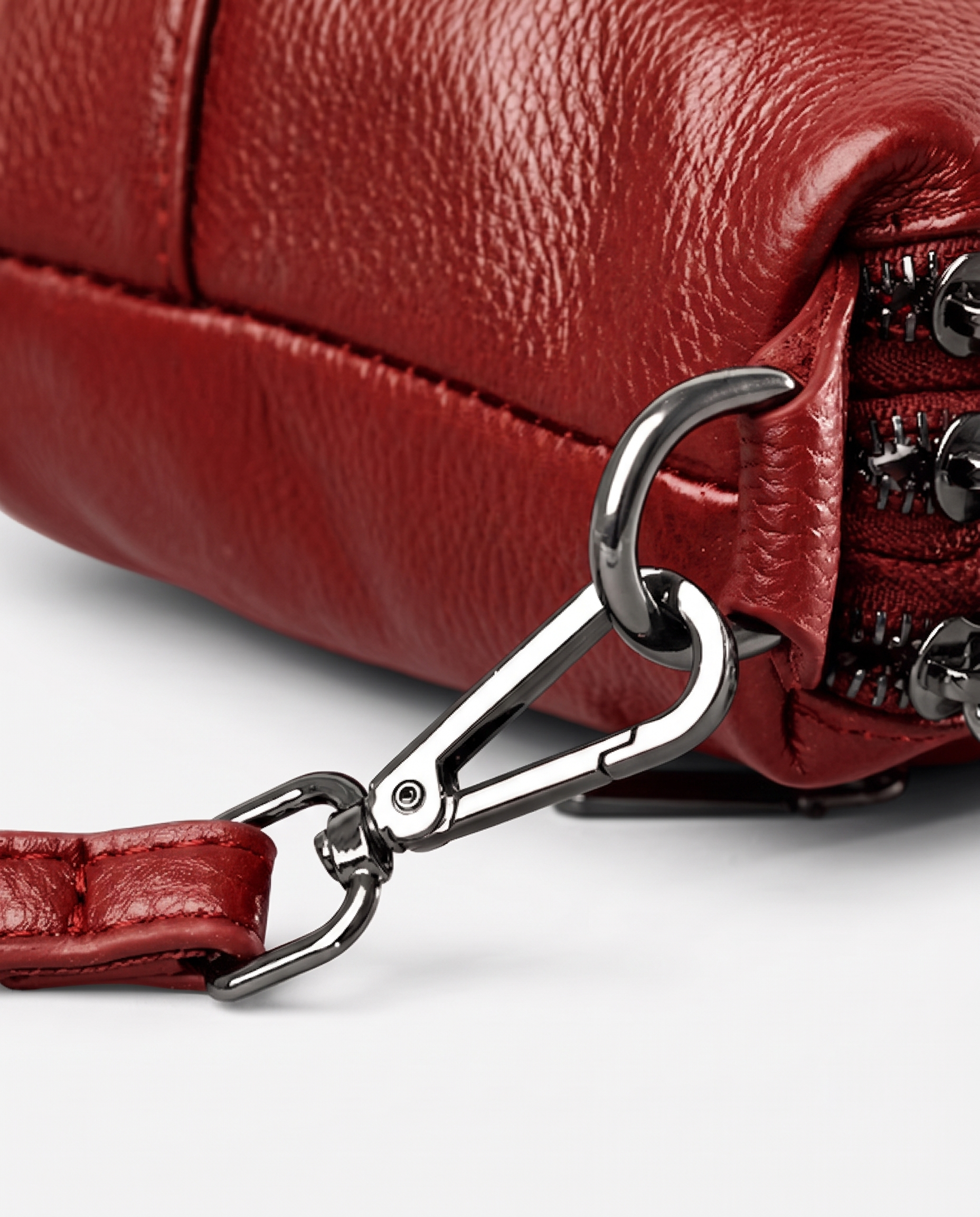 Evangeline Leather Women's Crossbody Bag, Pebbled Shoulder Bag