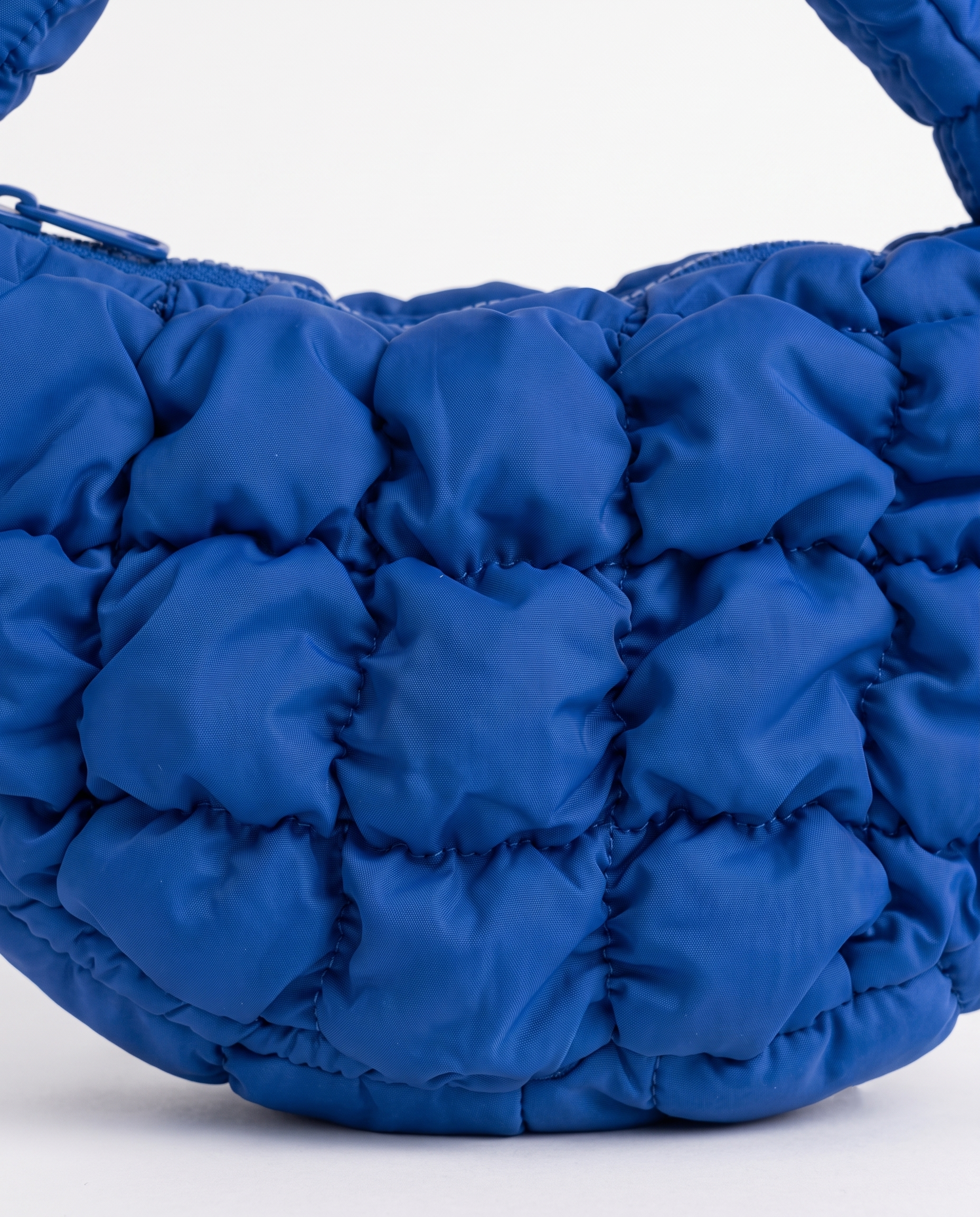 Augusta Quilted Shoulder Bag - Dark Blue