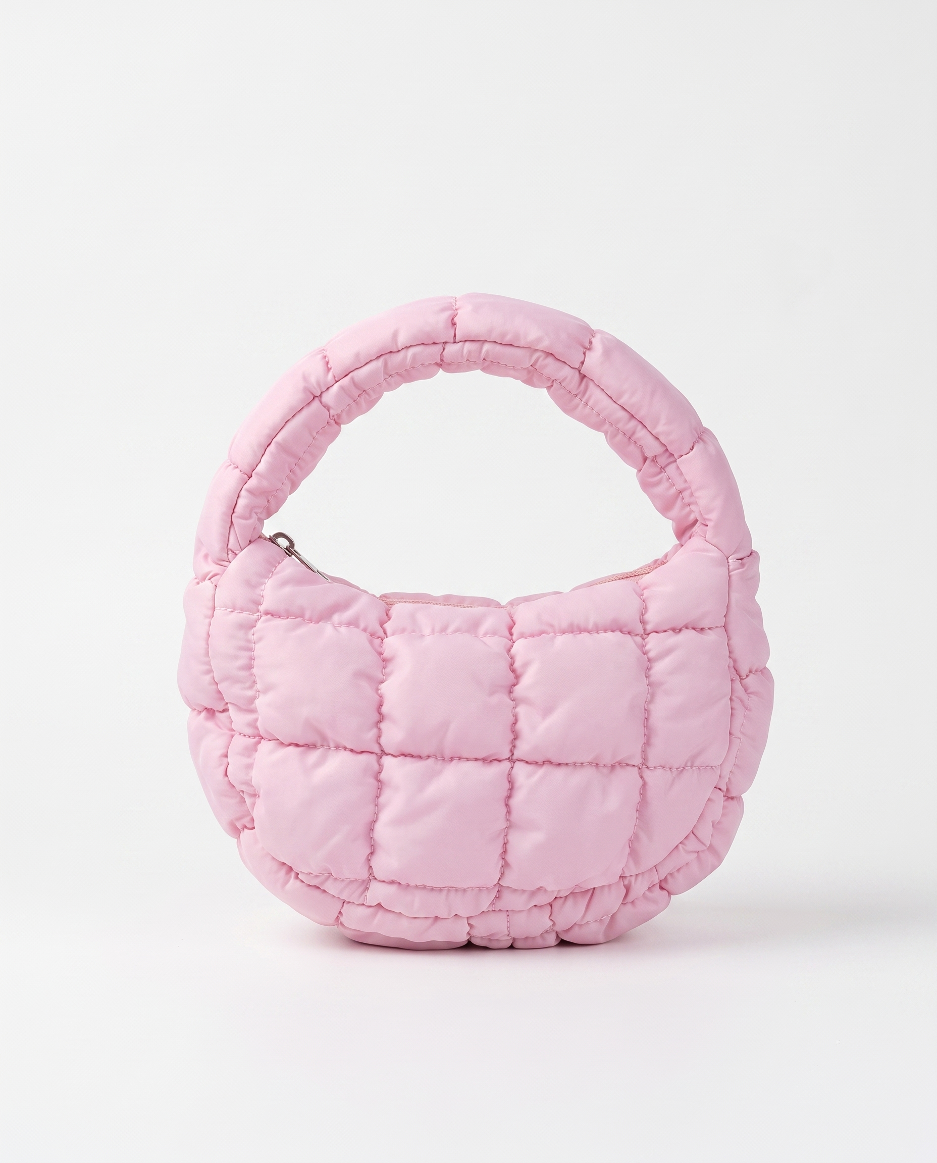 Augusta Quilted Shoulder Bag - Pink