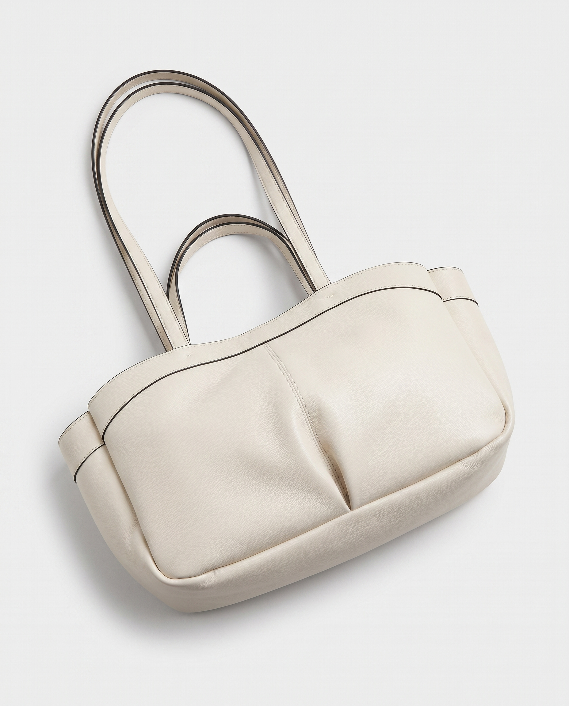 Cecily Structured Shoulder Bag - White