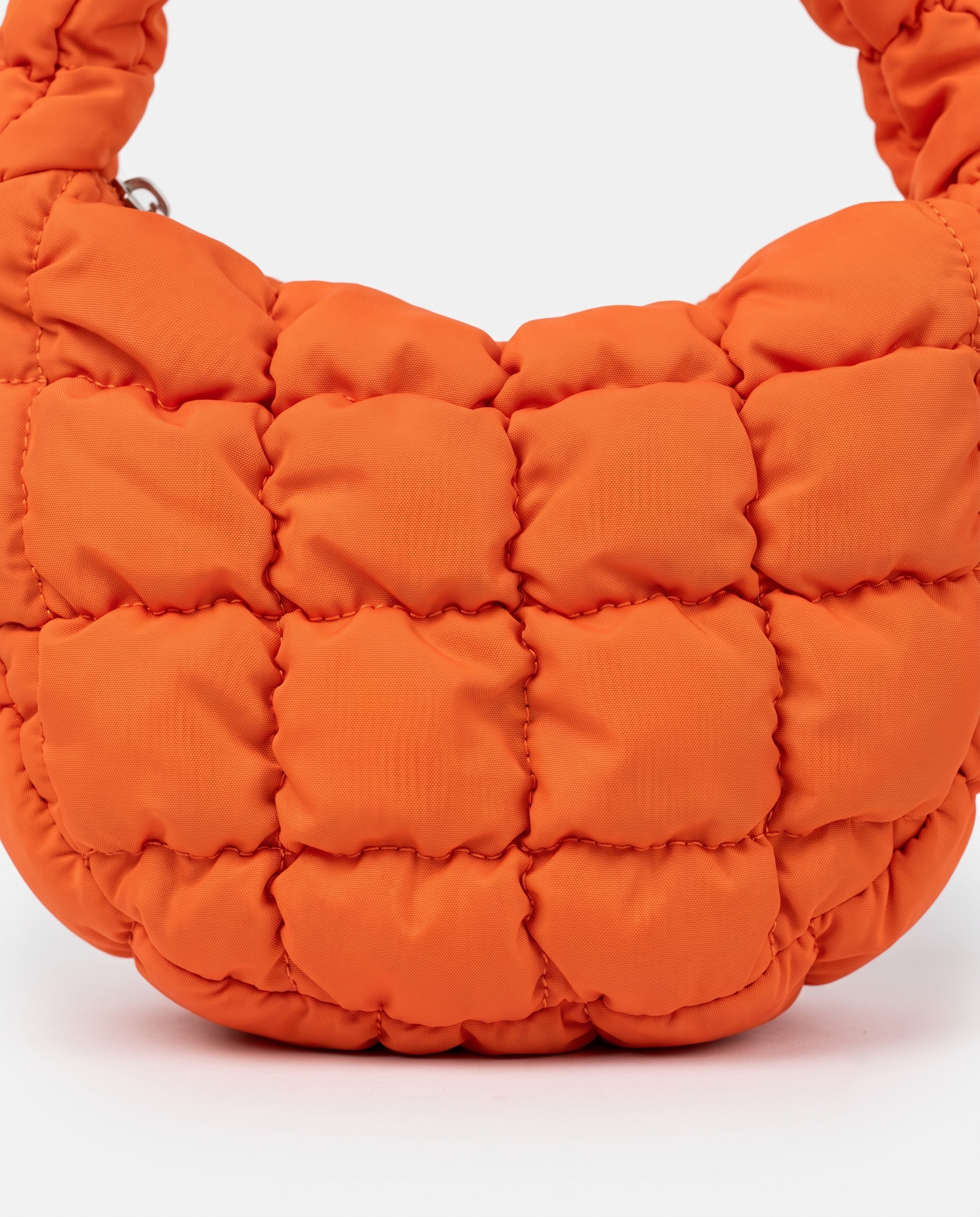 Augusta Quilted Shoulder Bag - Orange
