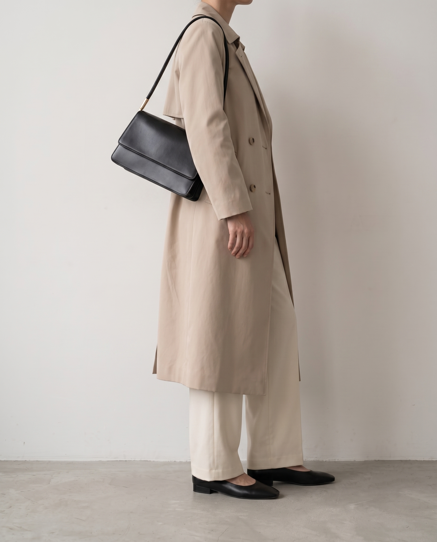 Imogen Minimalist Women's Shoulder Bag, Vegan Leather Everyday Bag