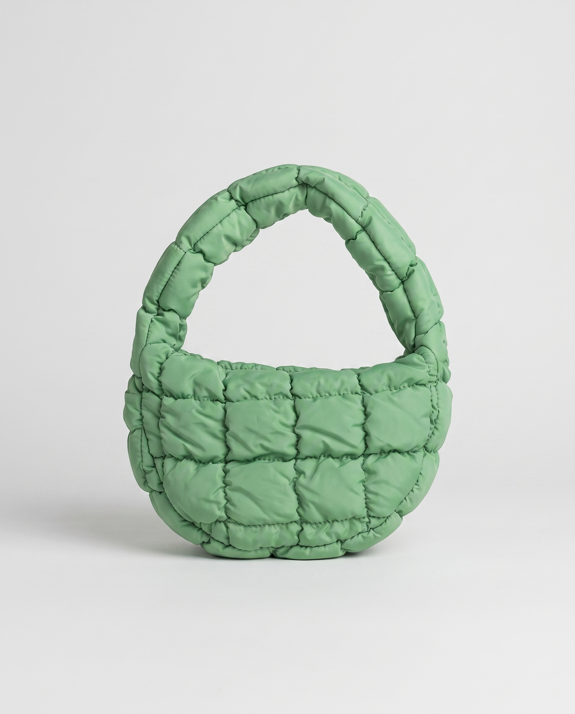 Augusta Quilted Shoulder Bag - Dark Green