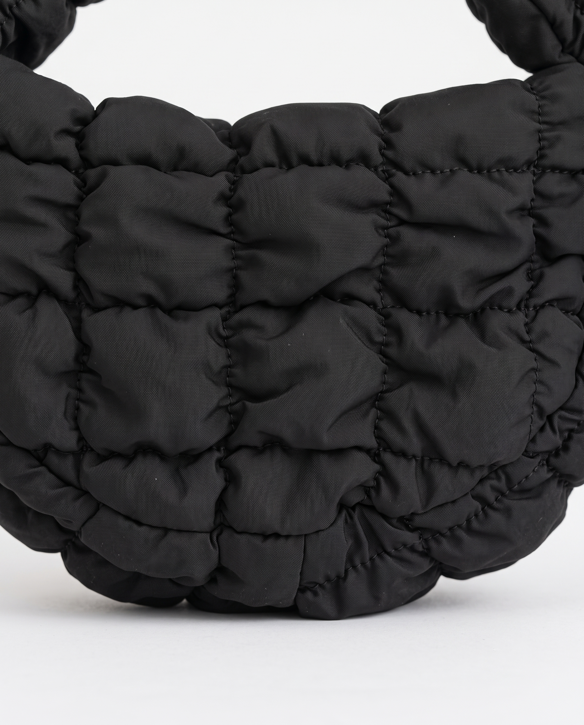 Augusta Quilted Shoulder Bag - Black