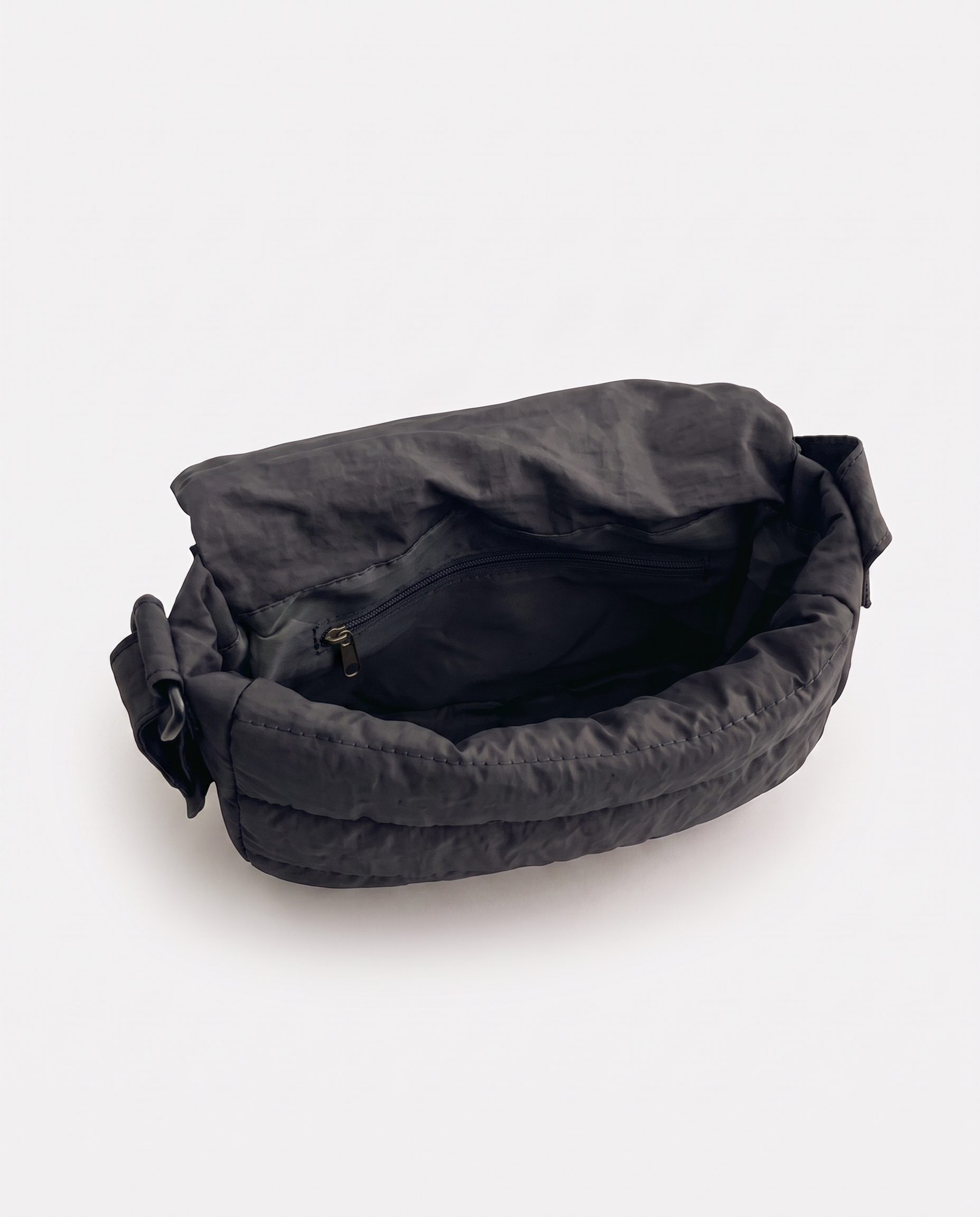 Primella Quilted Crossbody Shoulder Bag - Black