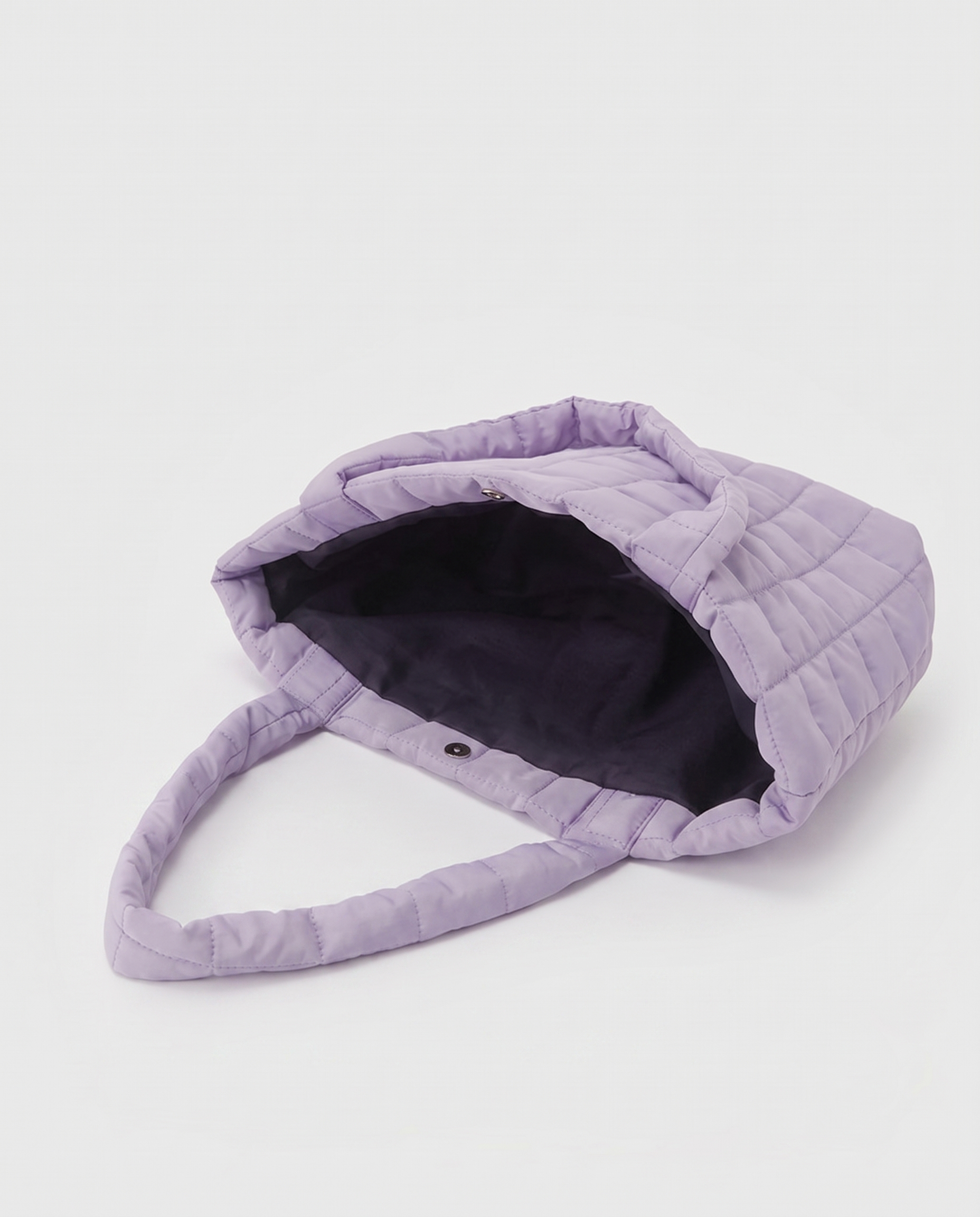 Briony Large Quilted Tote Bag - Purple