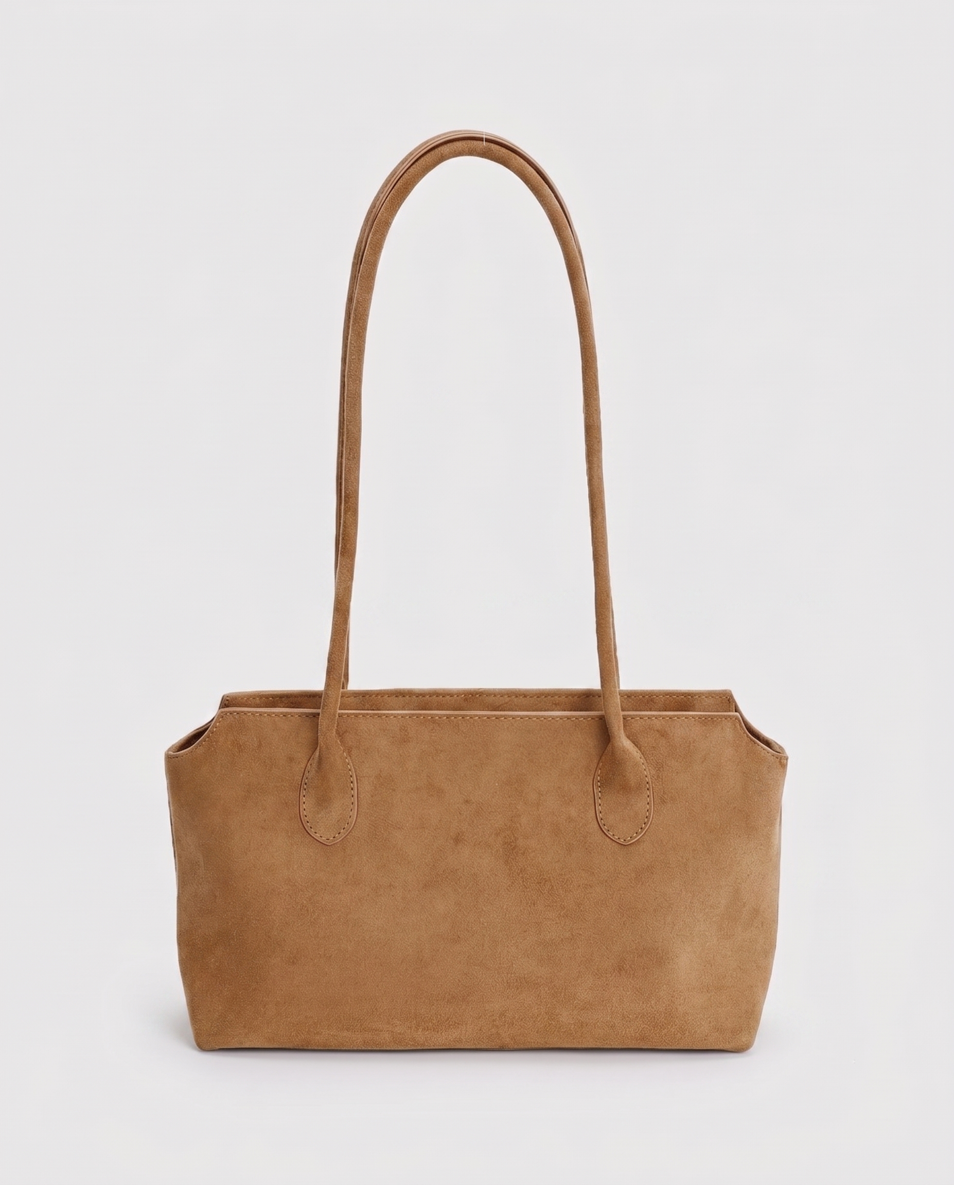 Jemima Suede Tote Bag - Yellow Brown