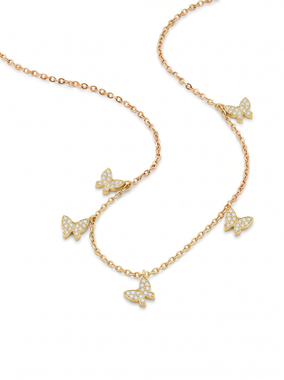 Paloma Women's Dainty Butterfly Necklace