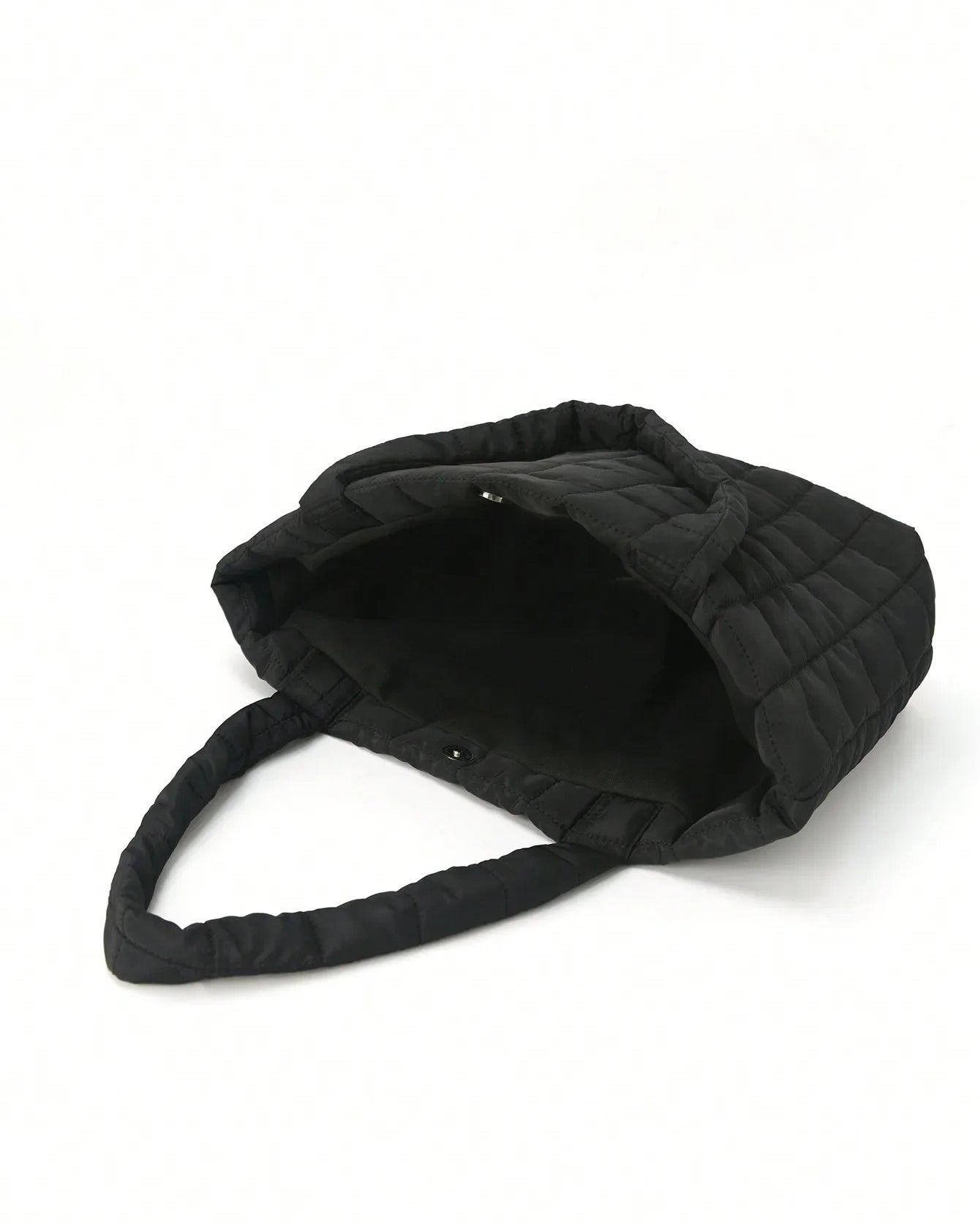 Briony Large Quilted Tote Bag - Black