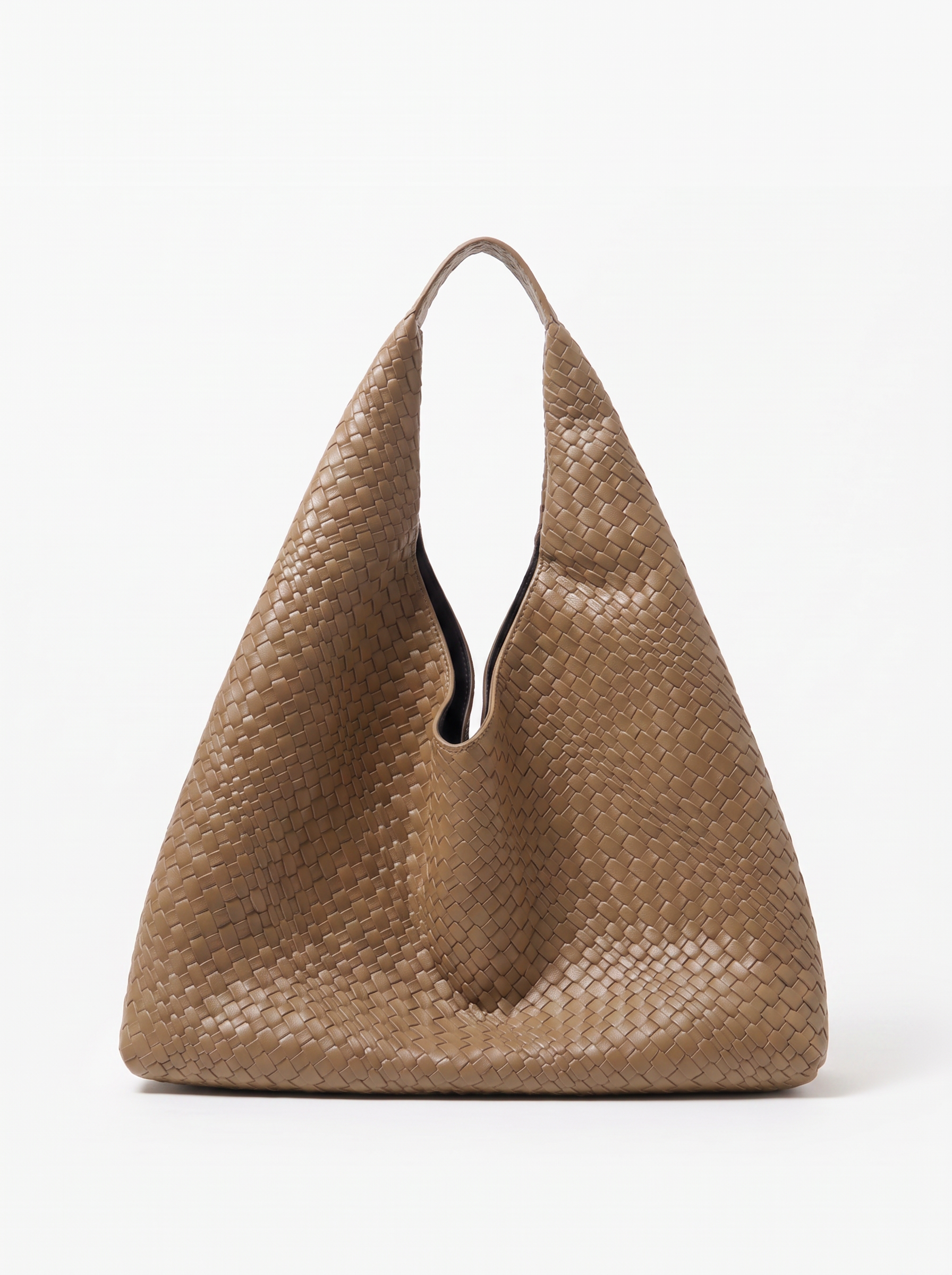 Daphne Women's Woven Vegan Leather Hobo Bag, Large Shoulder Bag