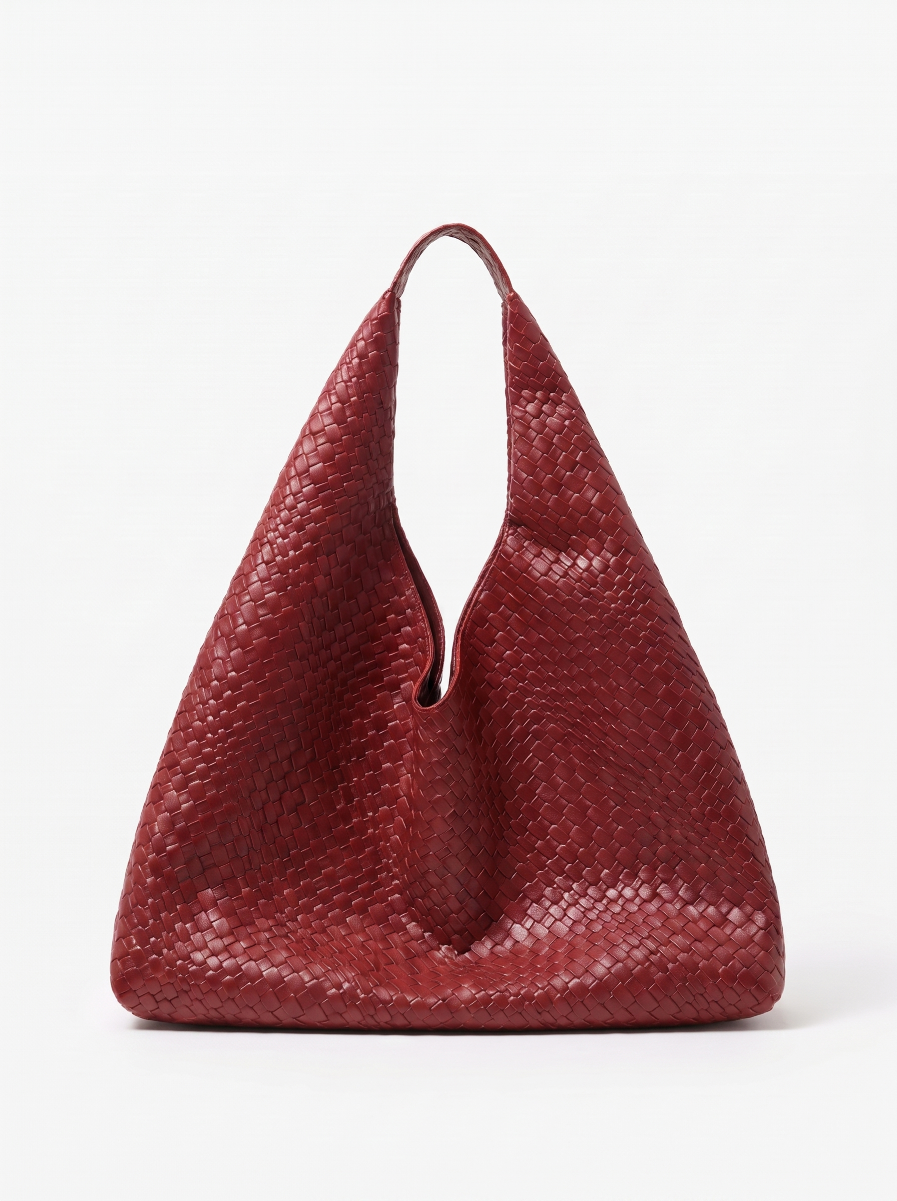 Daphne Women's Woven Vegan Leather Hobo Bag, Large Shoulder Bag