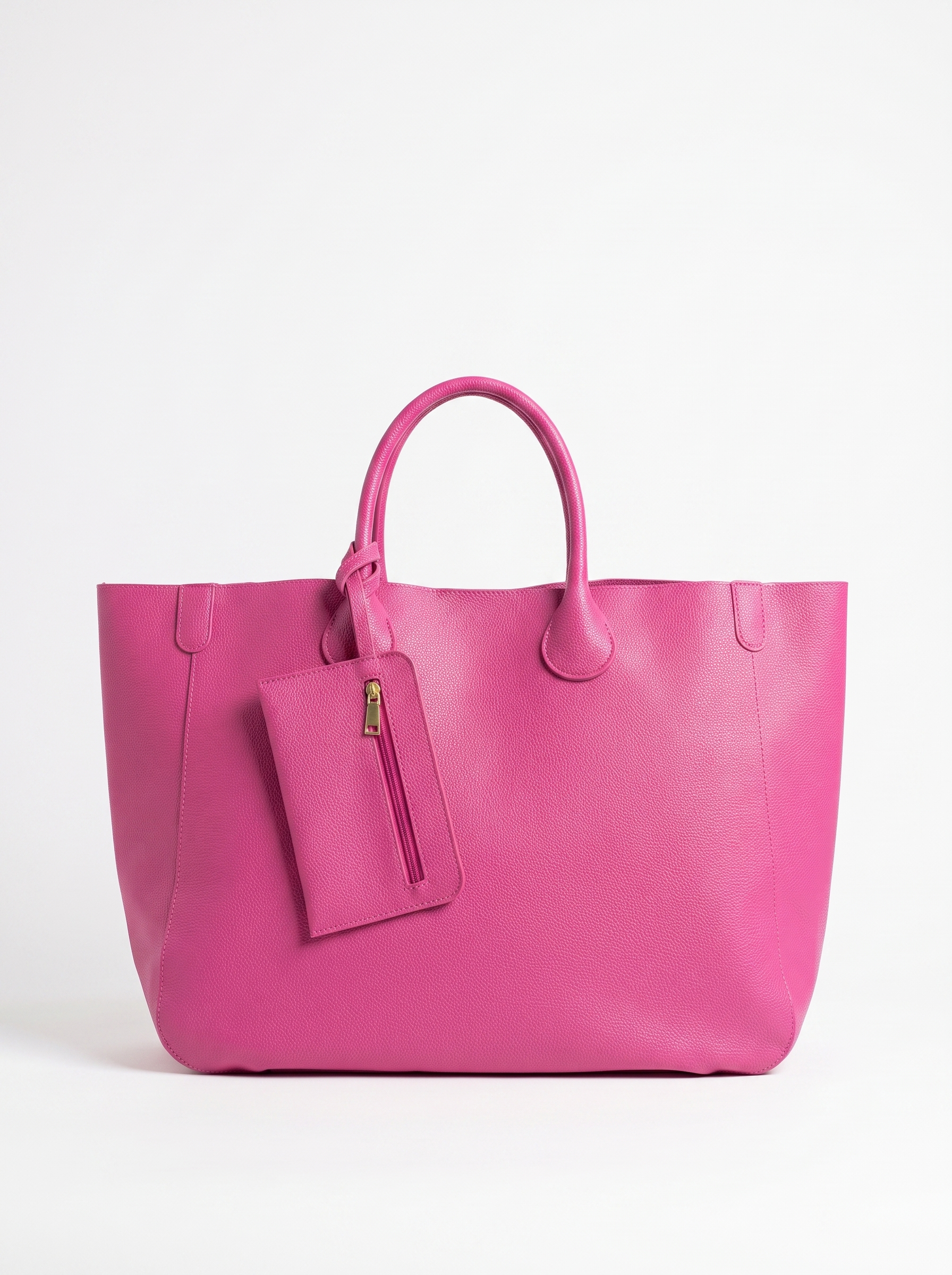 Rosaline Women's Large Vegan Leather Tote Bag, Structured Work Shoulder Bag