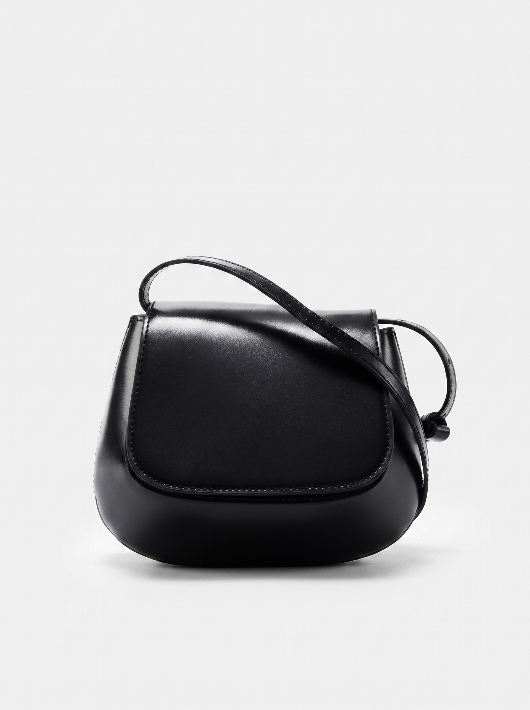 Morag Women's Leather Crossbody Bag, Saddle Flap Shoulder Bag