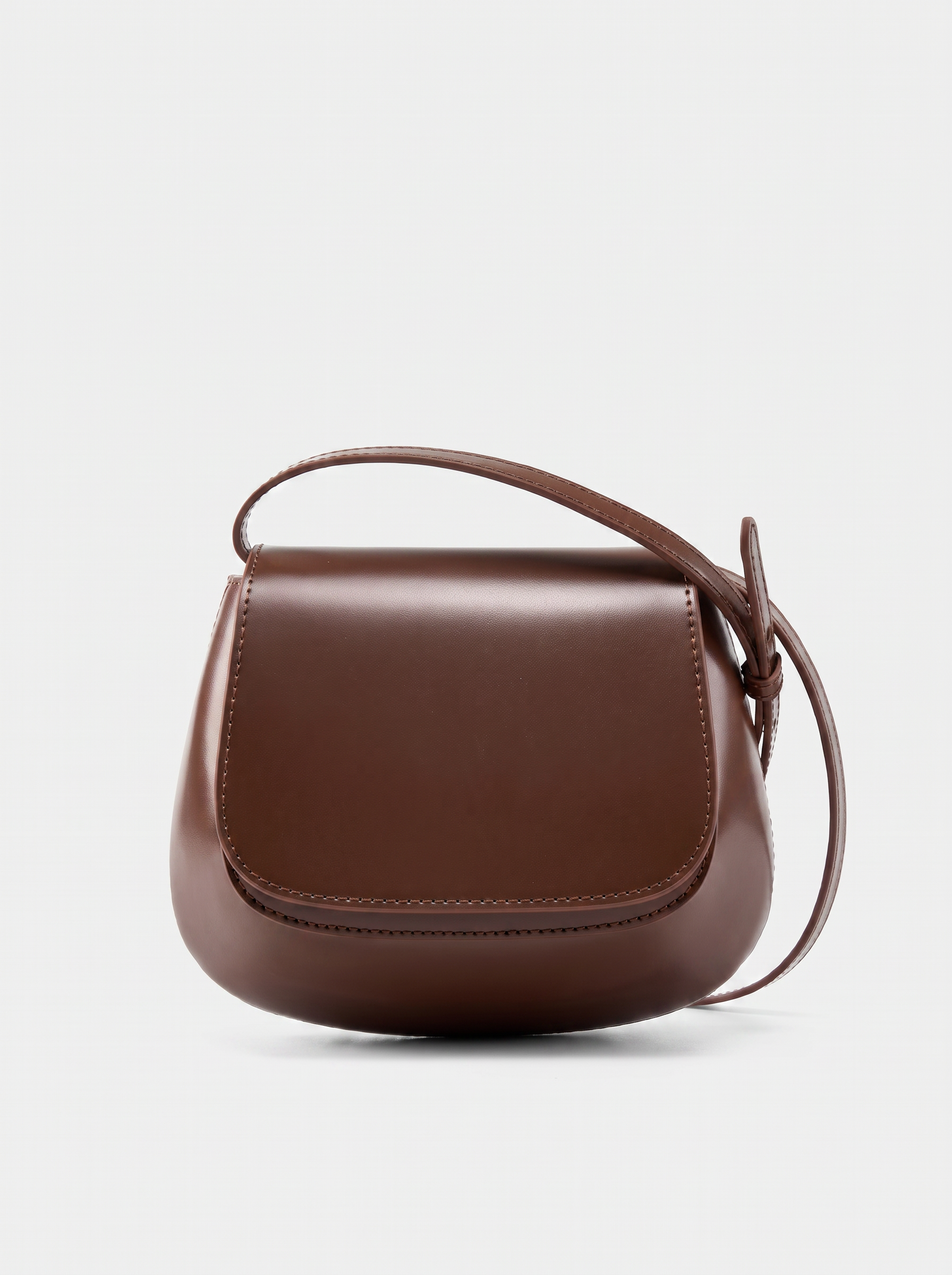 Morag Women's Leather Crossbody Bag, Saddle Flap Shoulder Bag