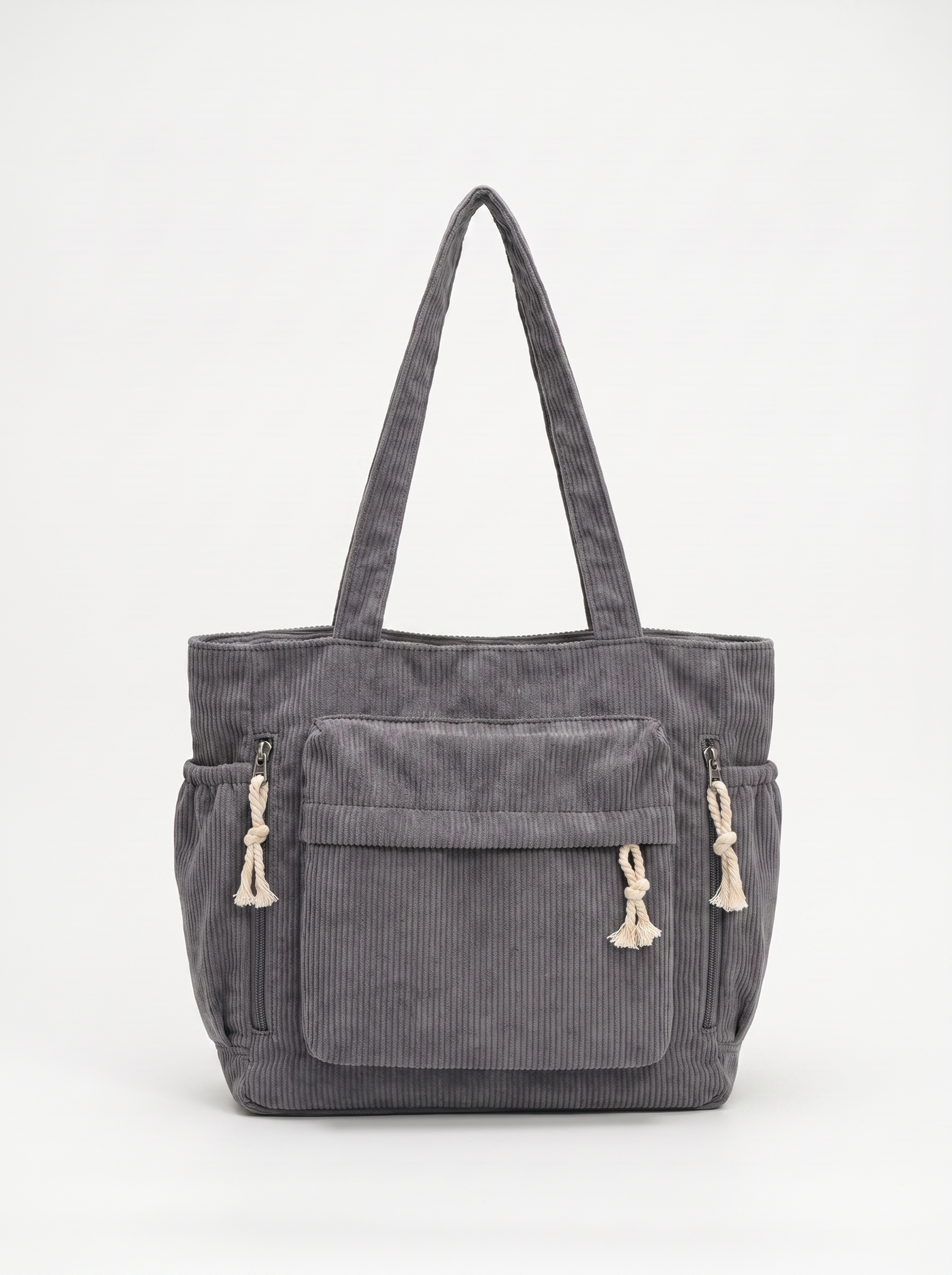 Cecily Women's Corduroy Tote Bag, Large Autumn Shoulder Bag