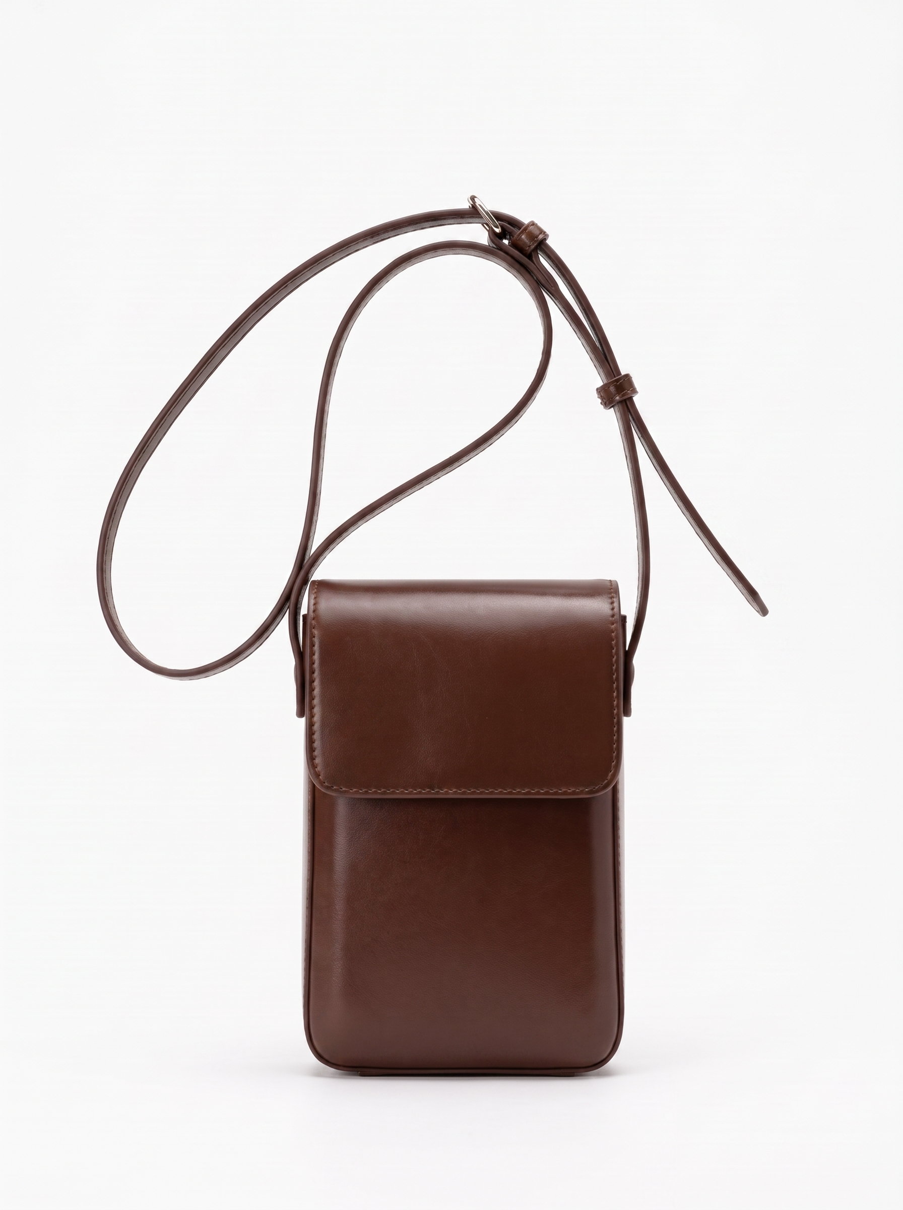 Marnie Women's Mini Faux Leather Crossbody Bag, Vintage Flap Satchel