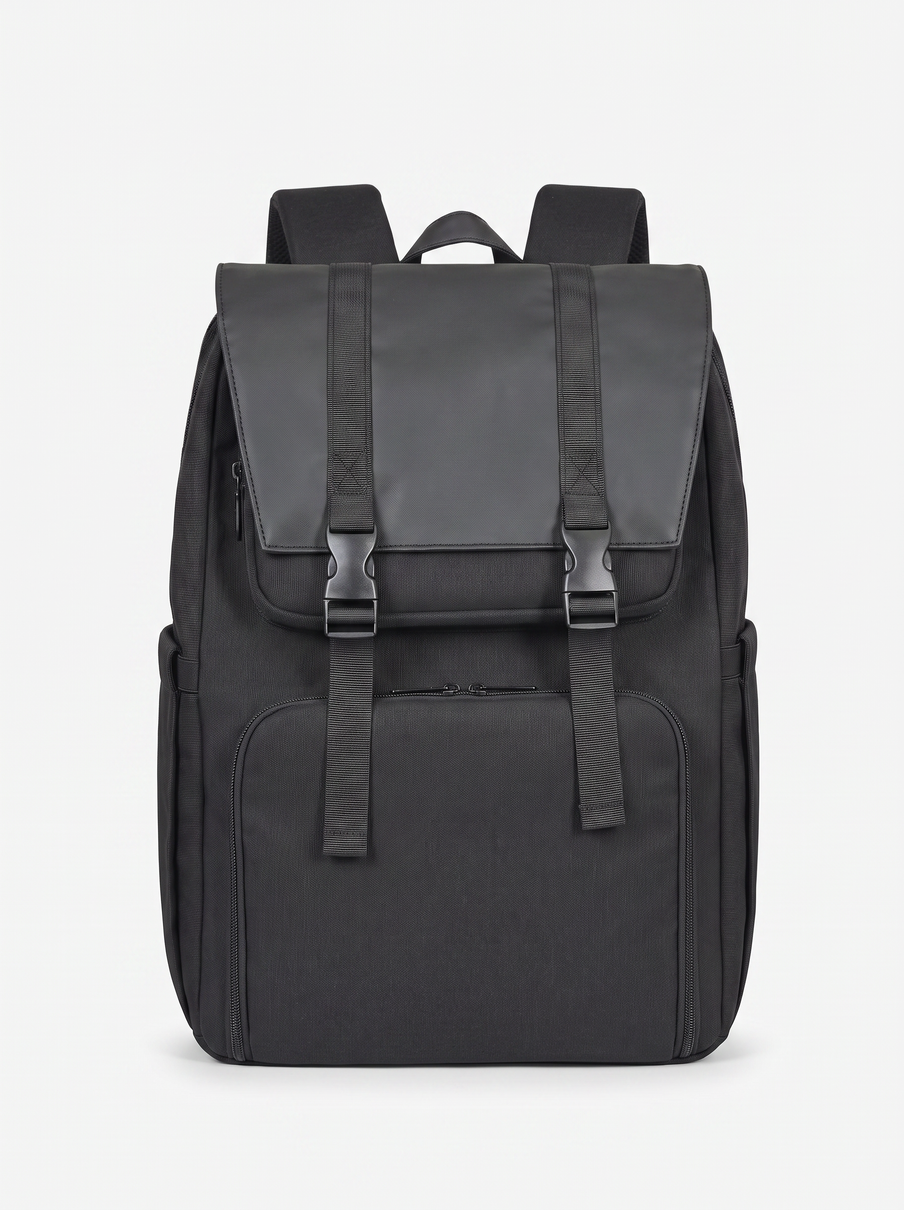 Rhoslyn Women's Water-Resistant Nylon Laptop Backpack, Work Travel Bag - Black