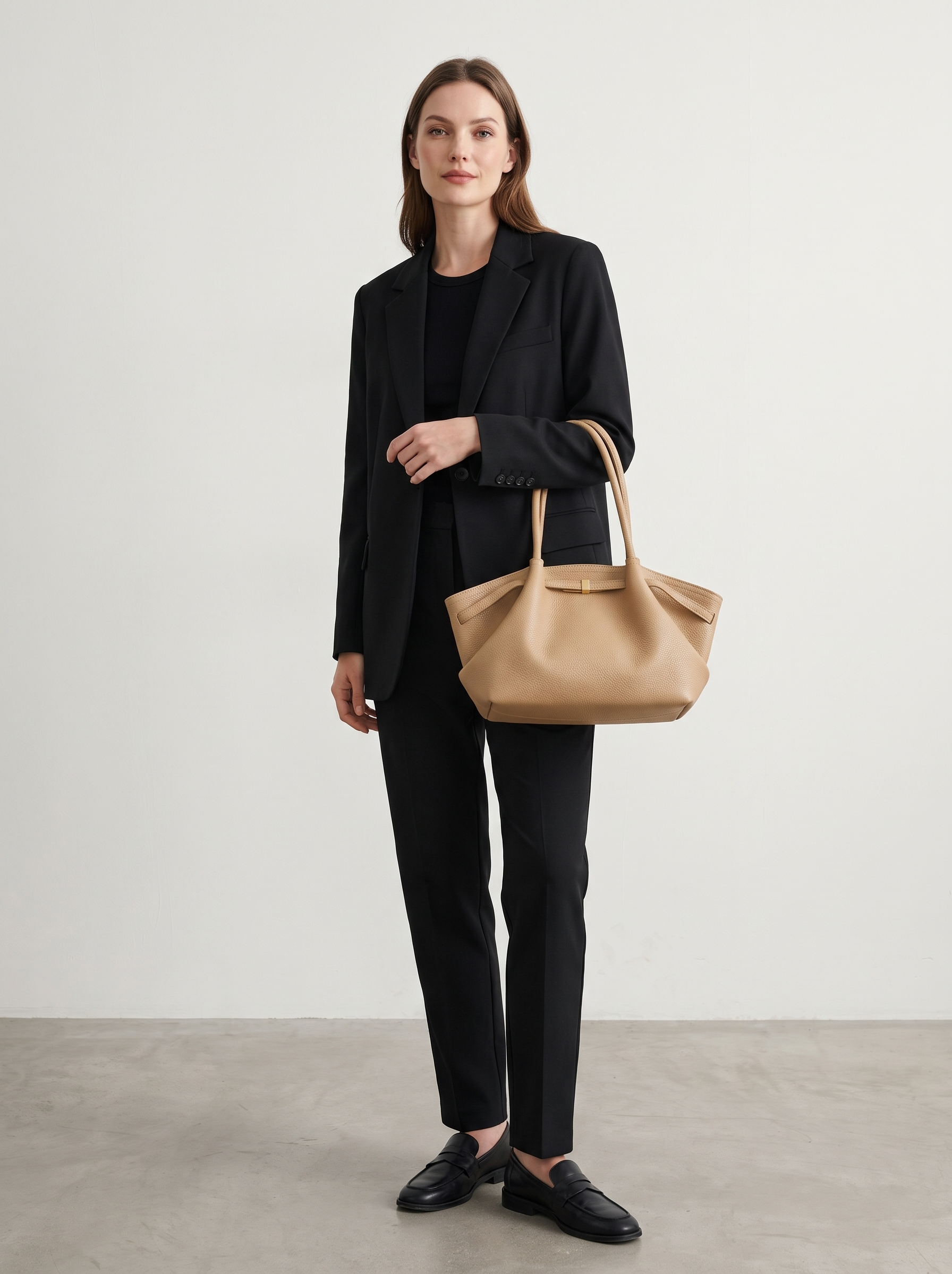 Ailbhe Women's Vegan Leather Tote Bag, Structured Shoulder Bag