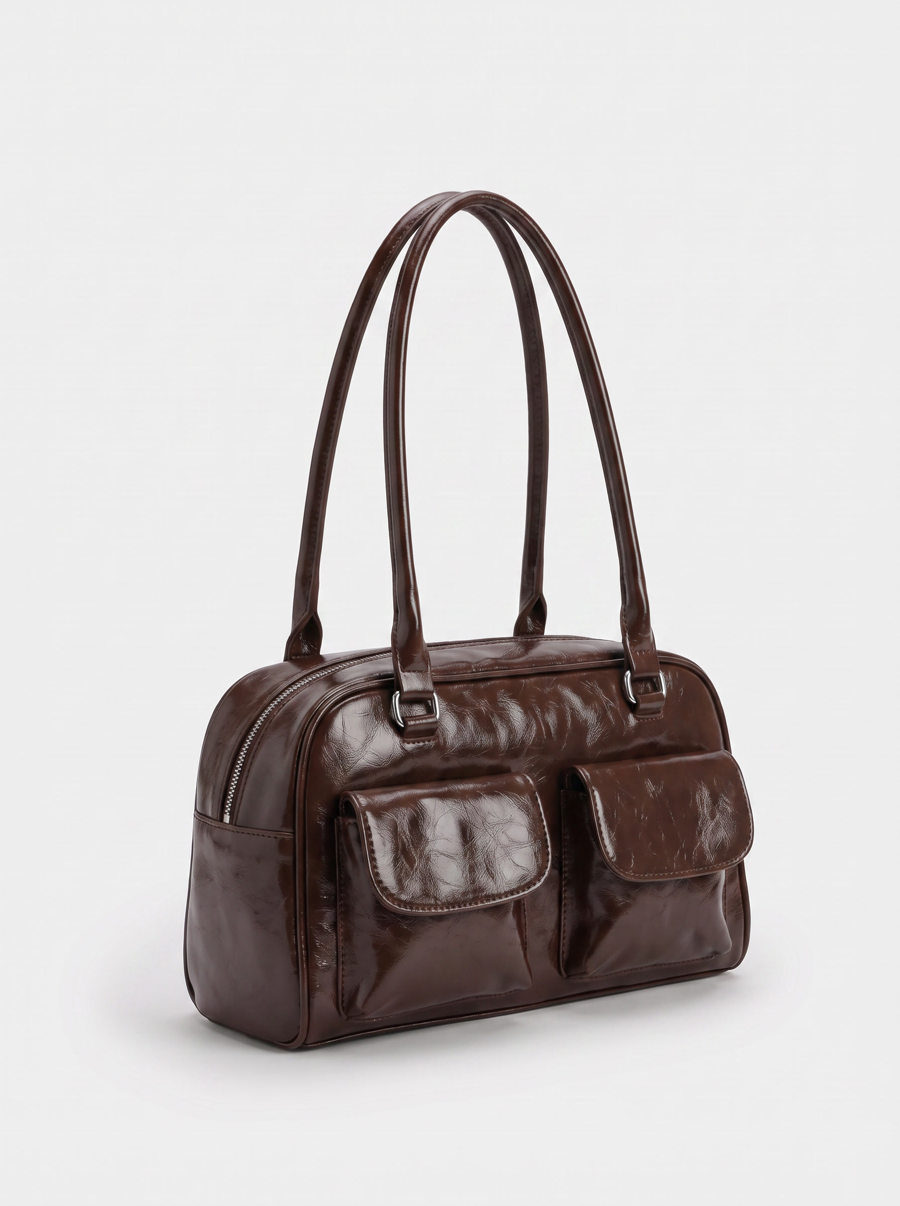 Elswyth Women's Faux Leather Tote Bag, Vintage Shoulder Bag